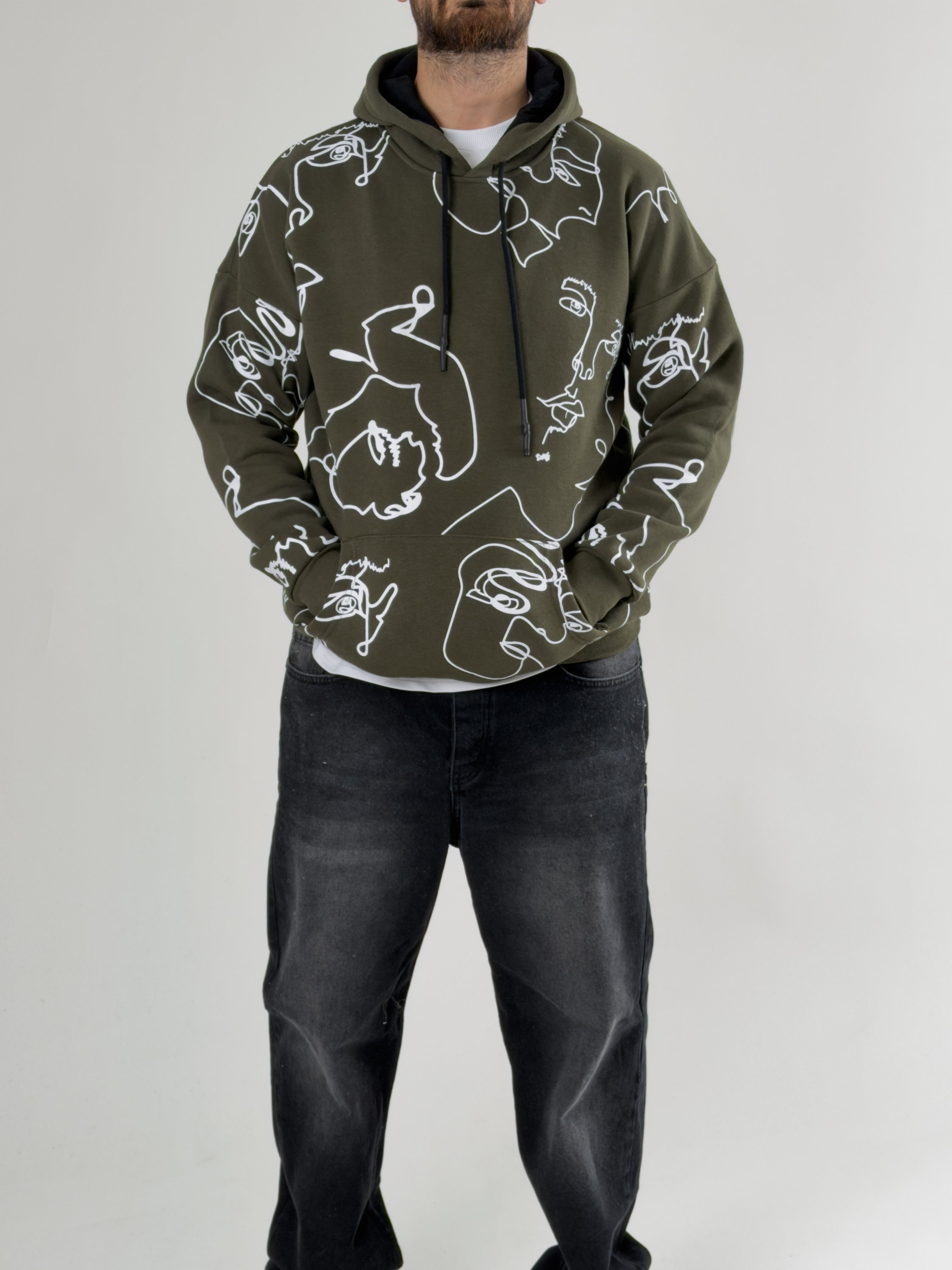 Lineface Sketch Hoodie