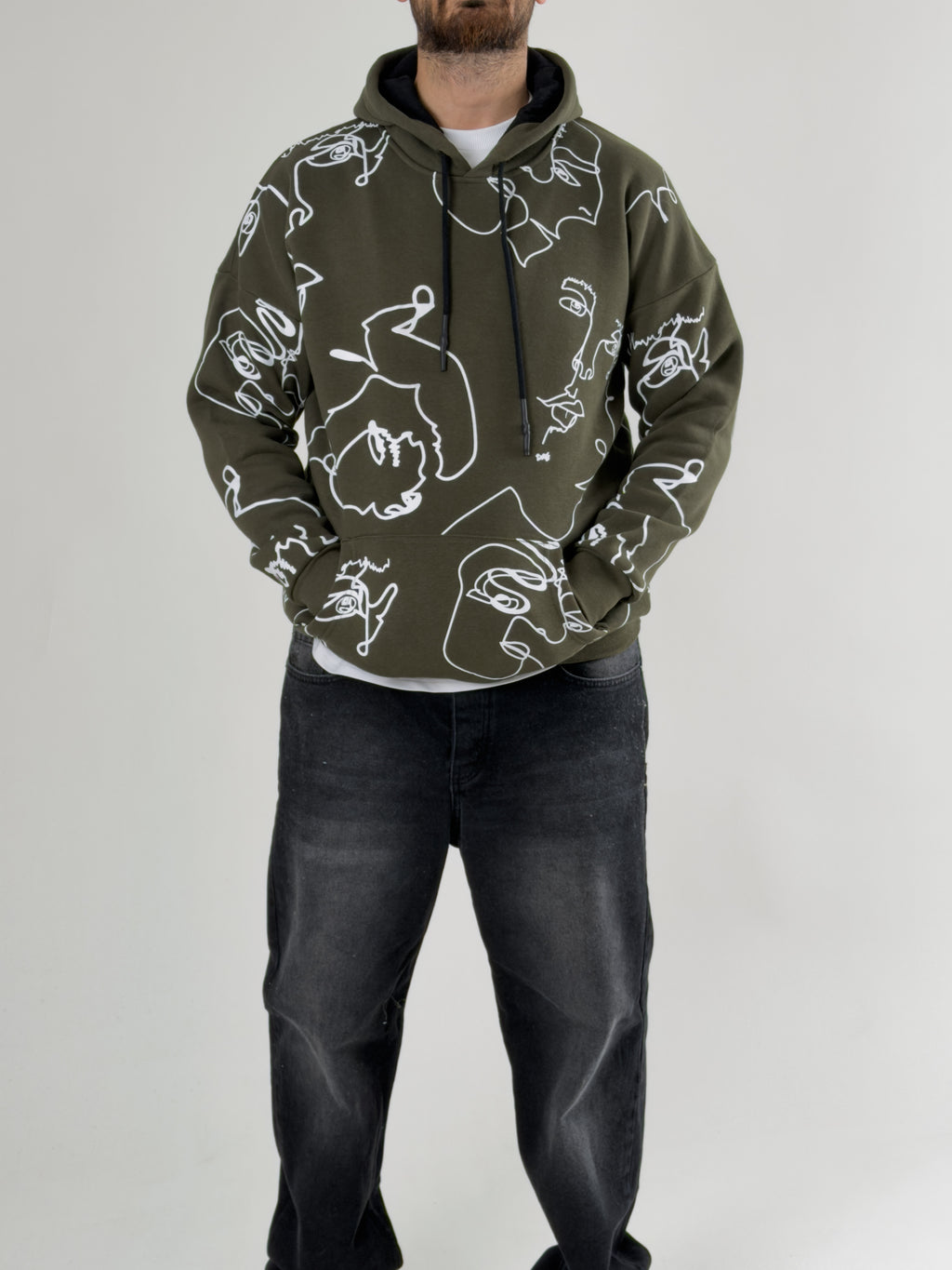 Lineface Sketch Hoodie