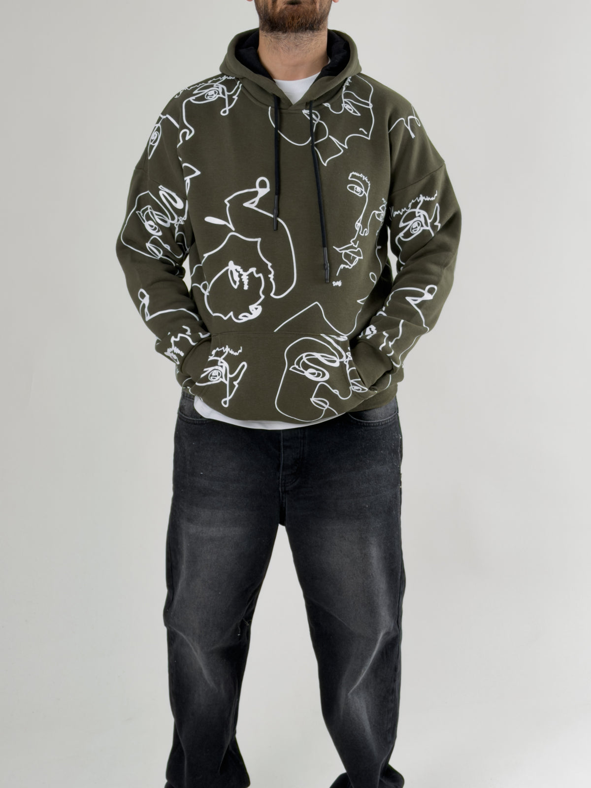 Lineface Sketch Hoodie