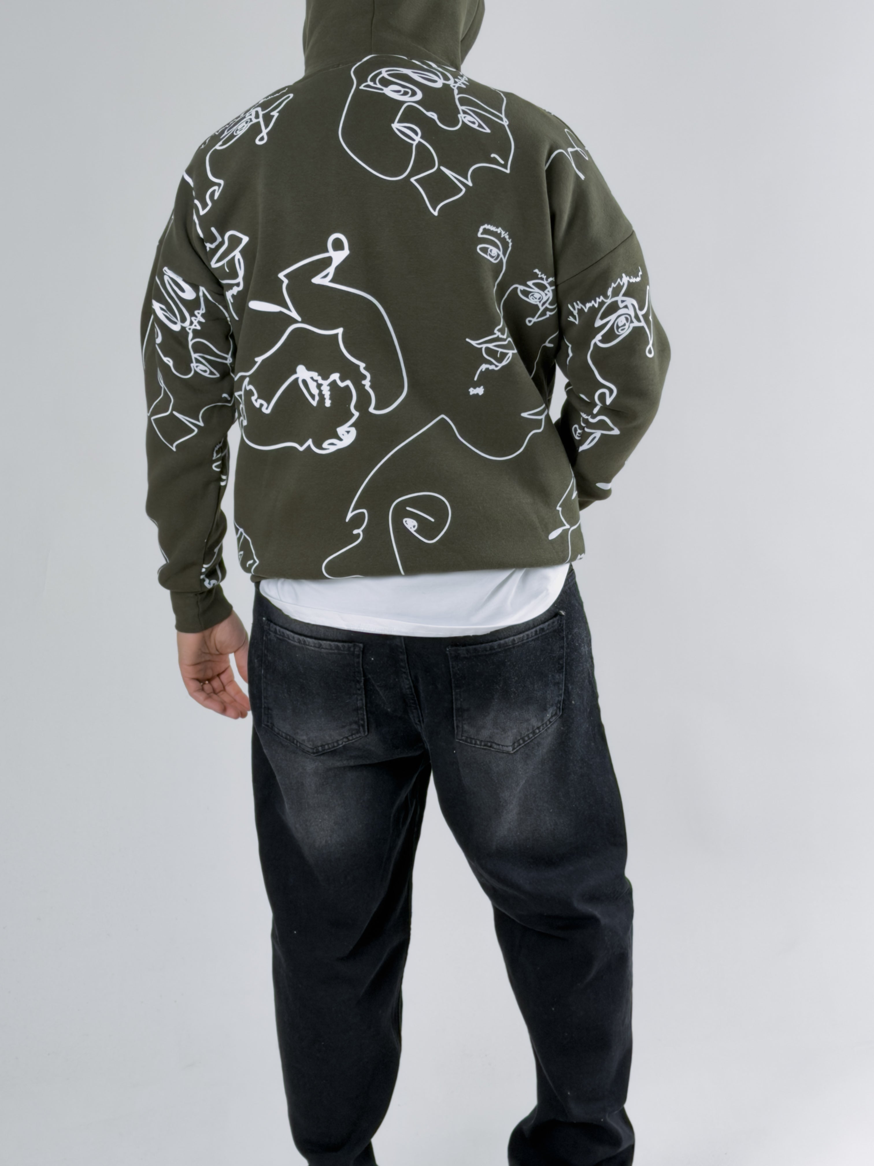 Lineface Sketch Hoodie