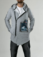 Moon Frame Zip Sweatshirt