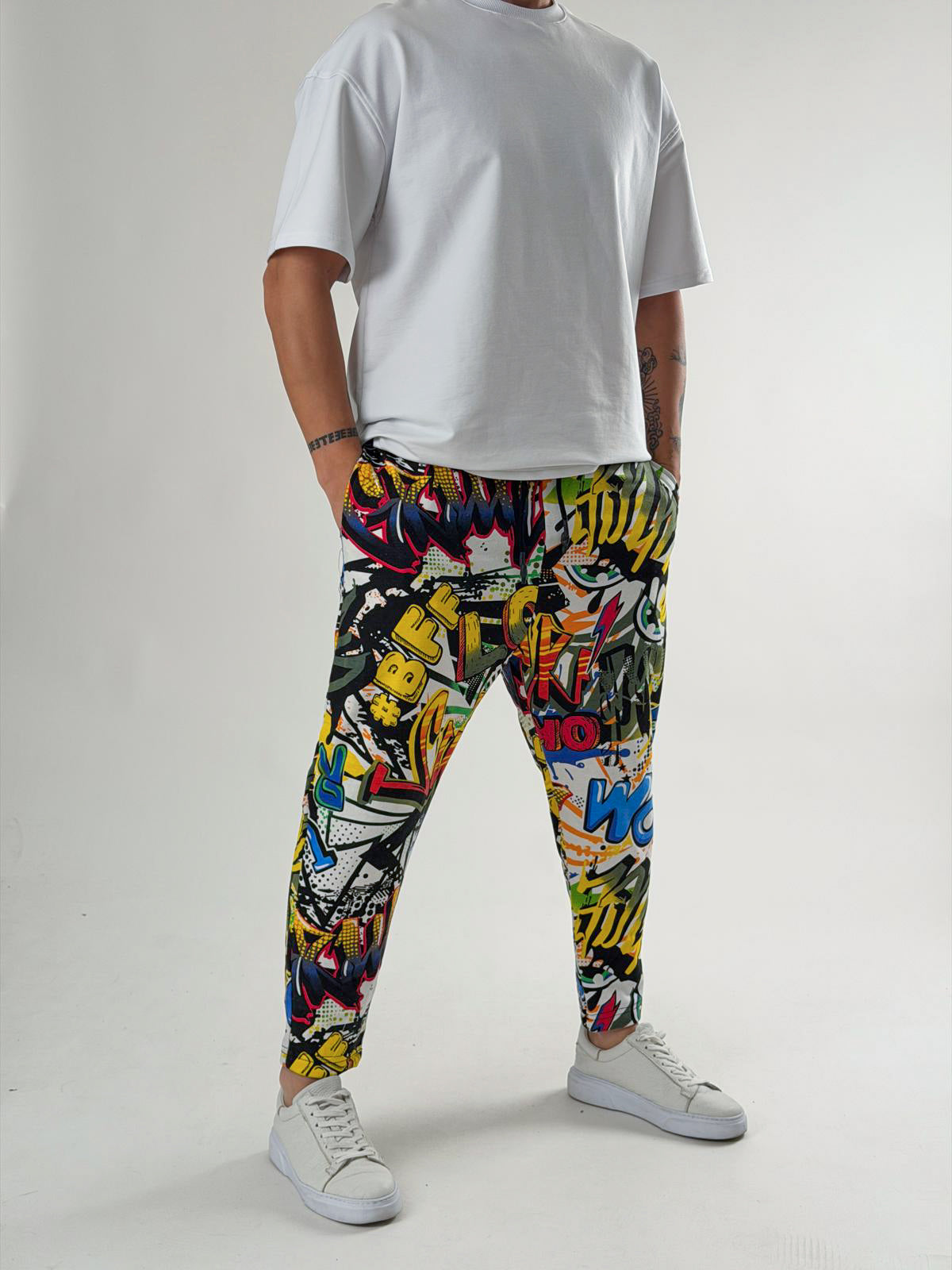 Graffiti Boom Jogger Pantolon