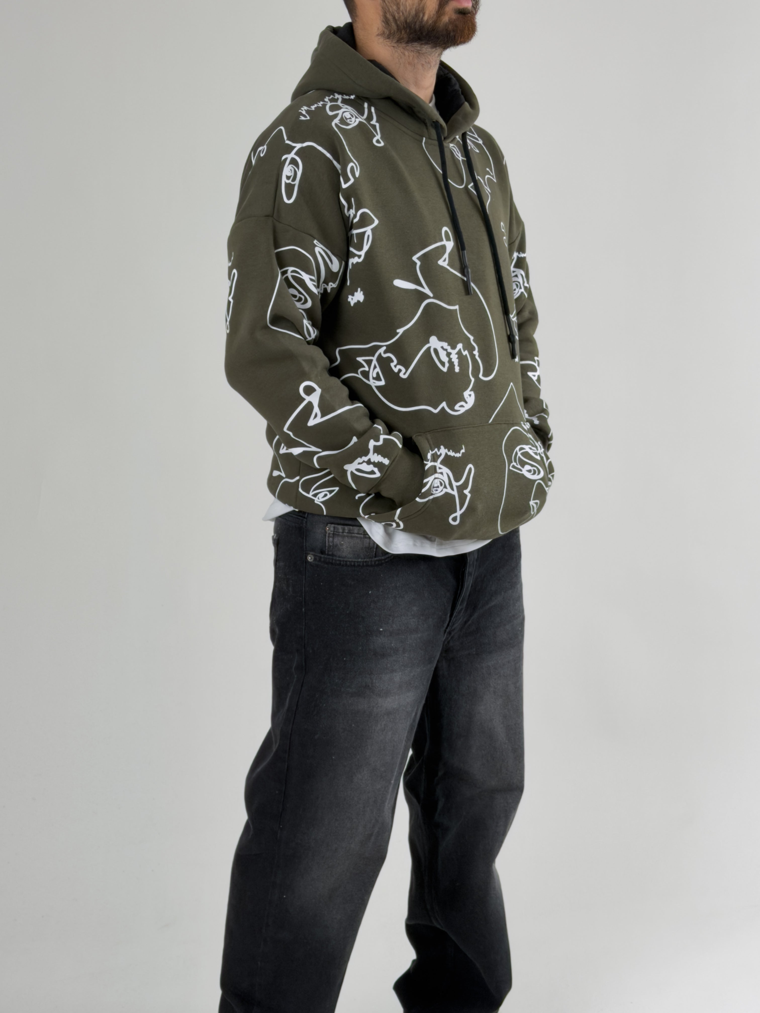 Lineface Sketch Hoodie