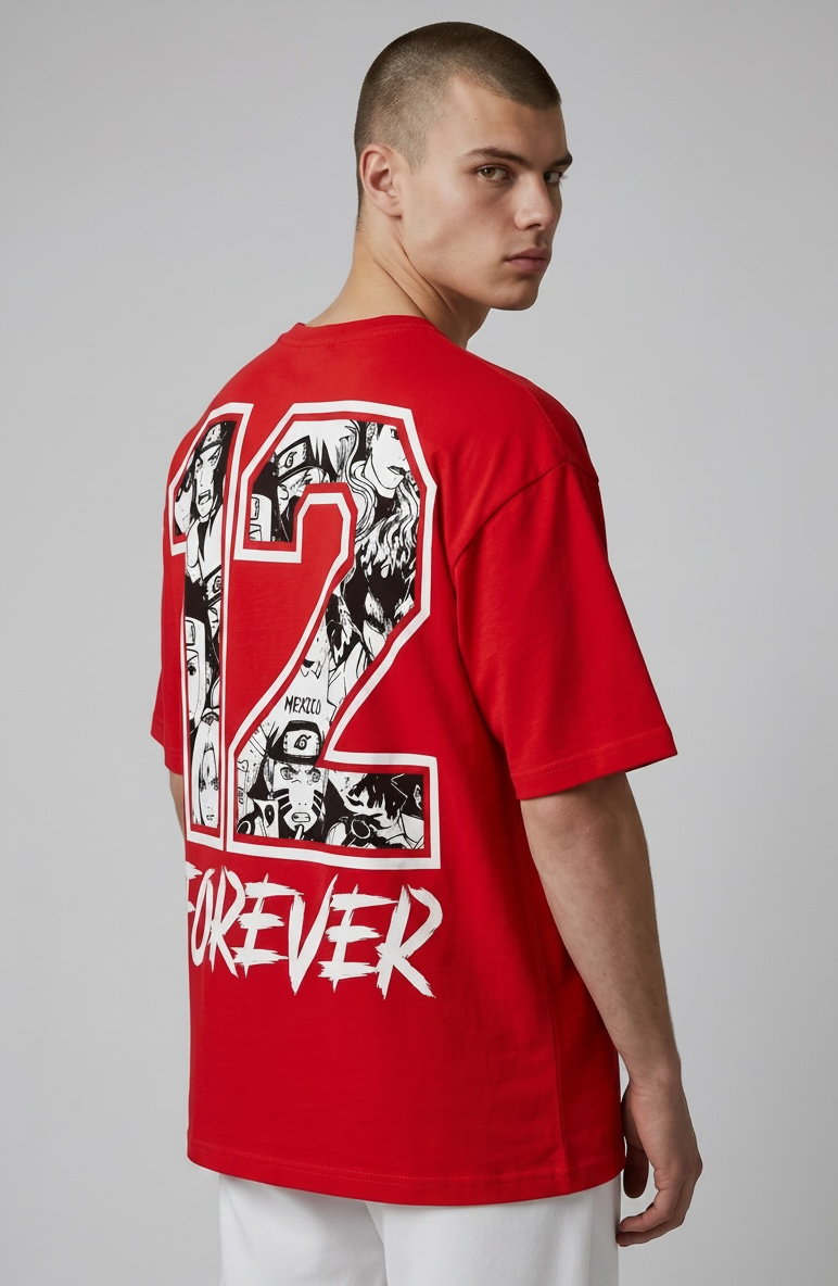 Red Anime T-Shirt