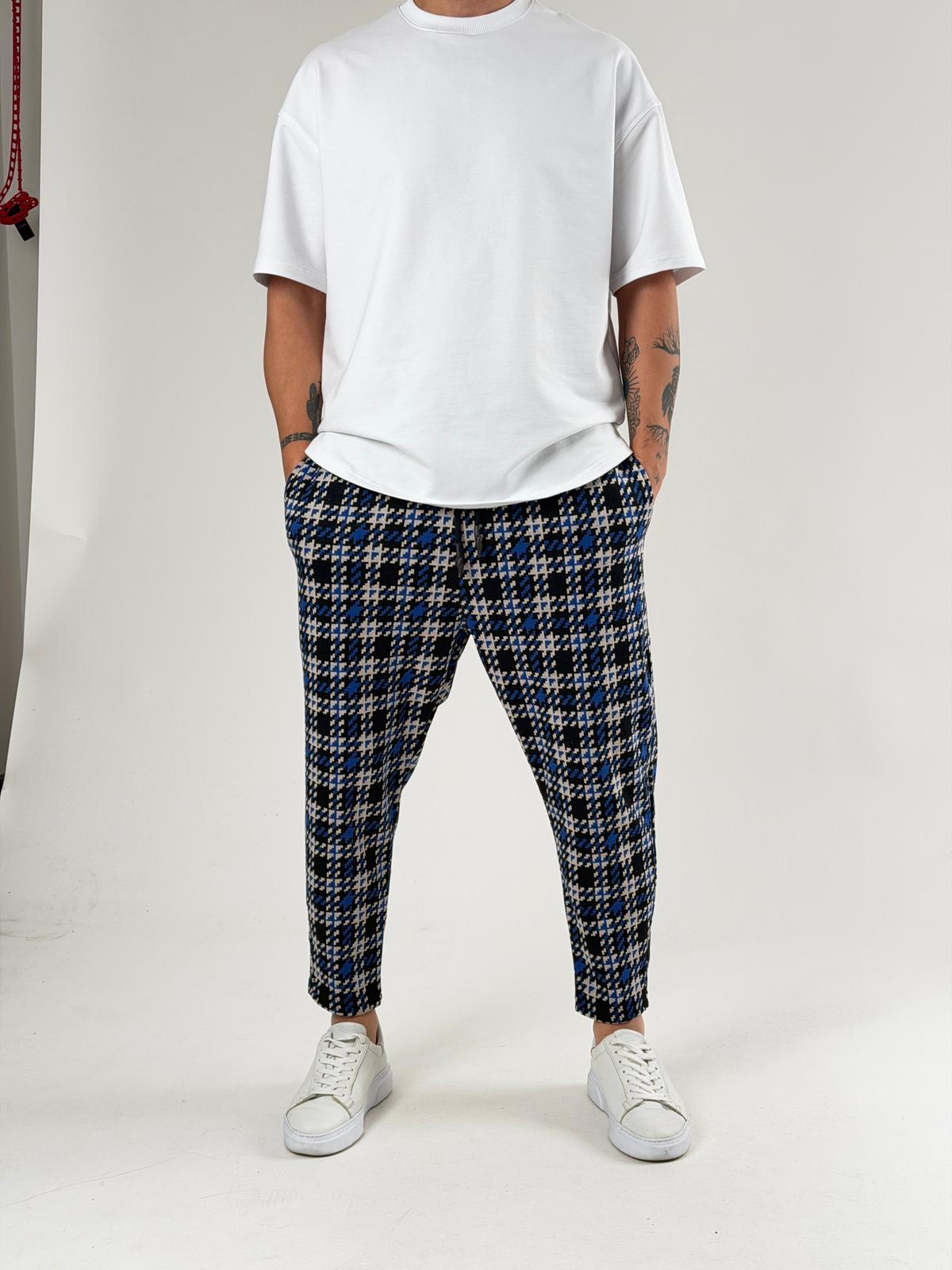 Abstract Script Jogger Pantolon