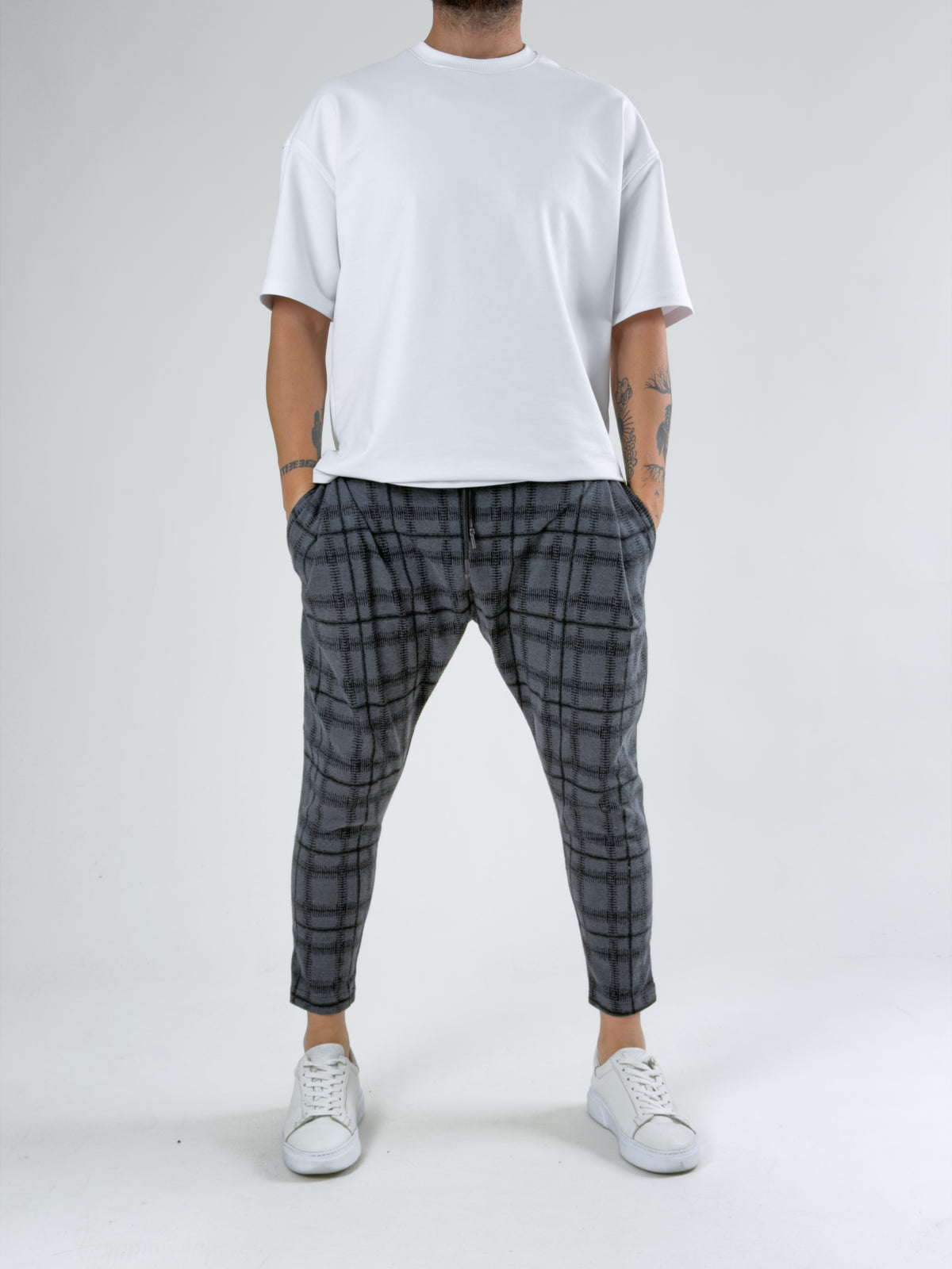 Grid Flow Havuç Pantolon