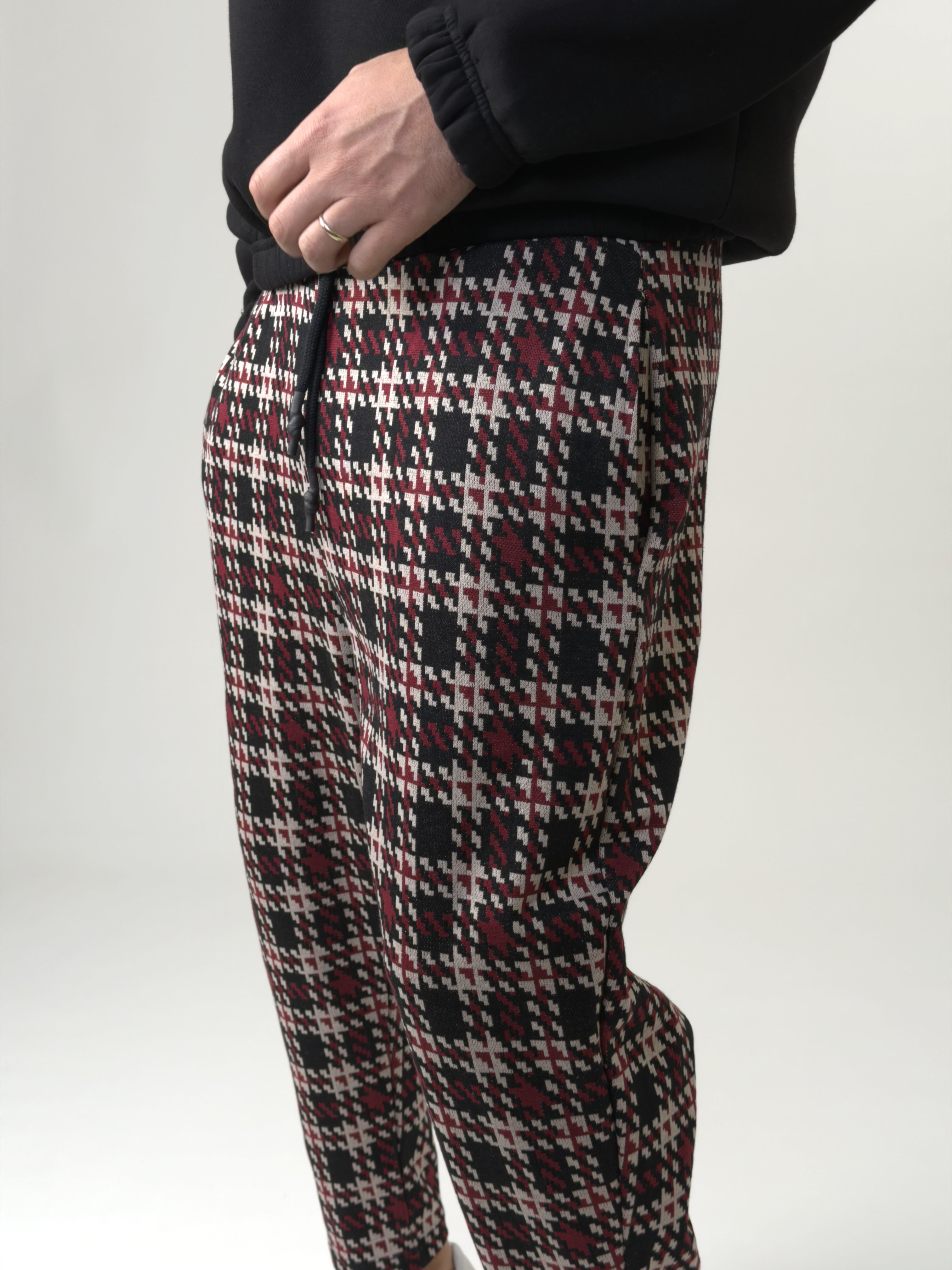 Urban Plaid Jogger Pantolon