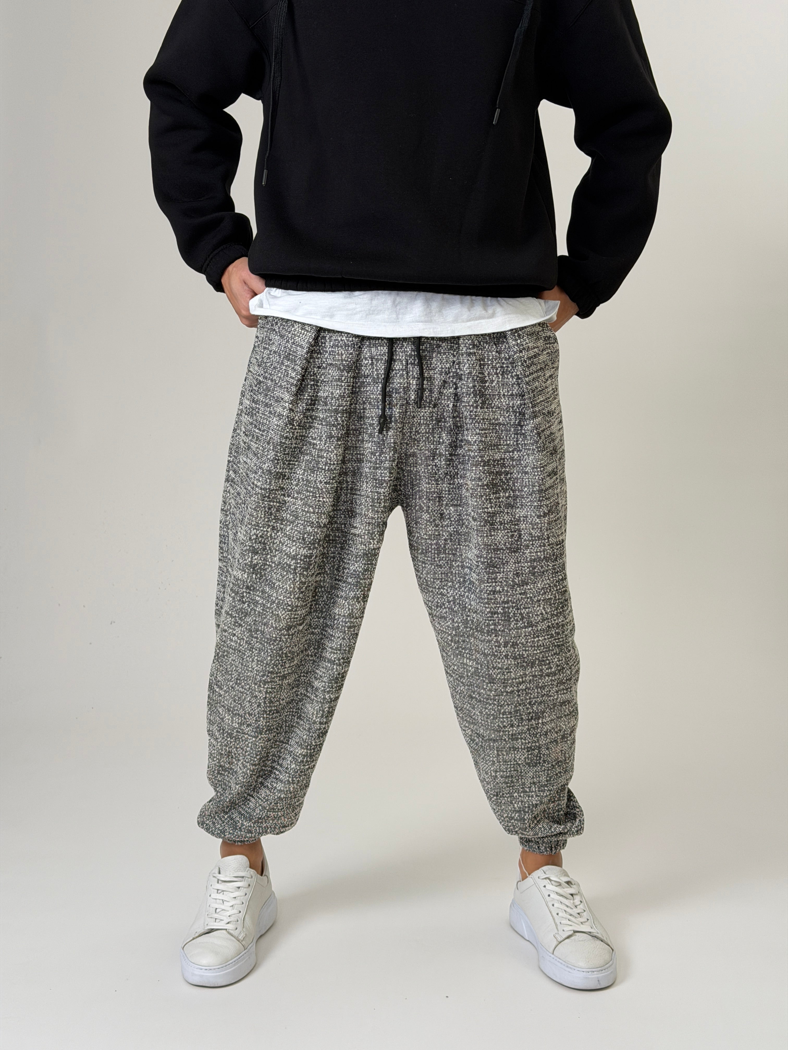 Full Grey Jogger Pantolon