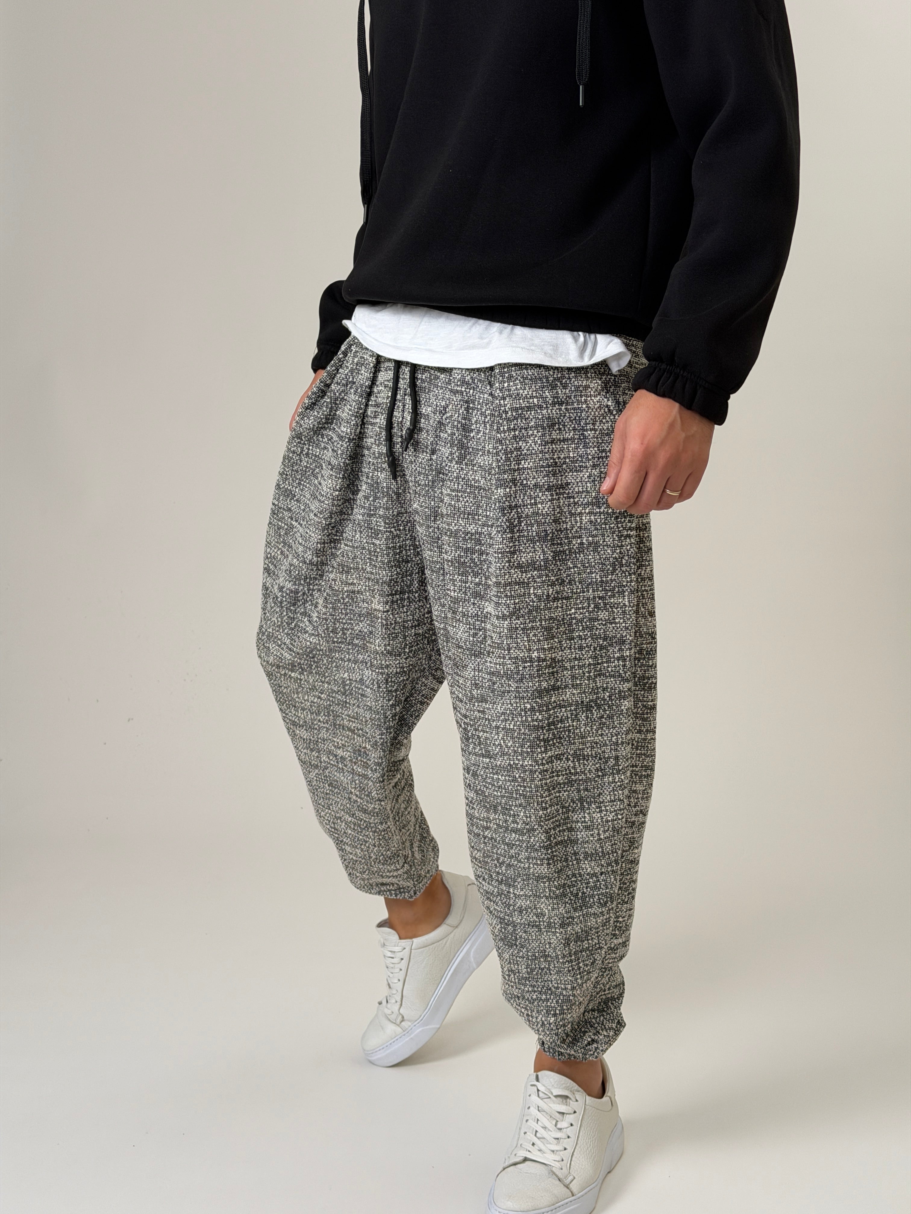 Full Grey Jogger Pantolon