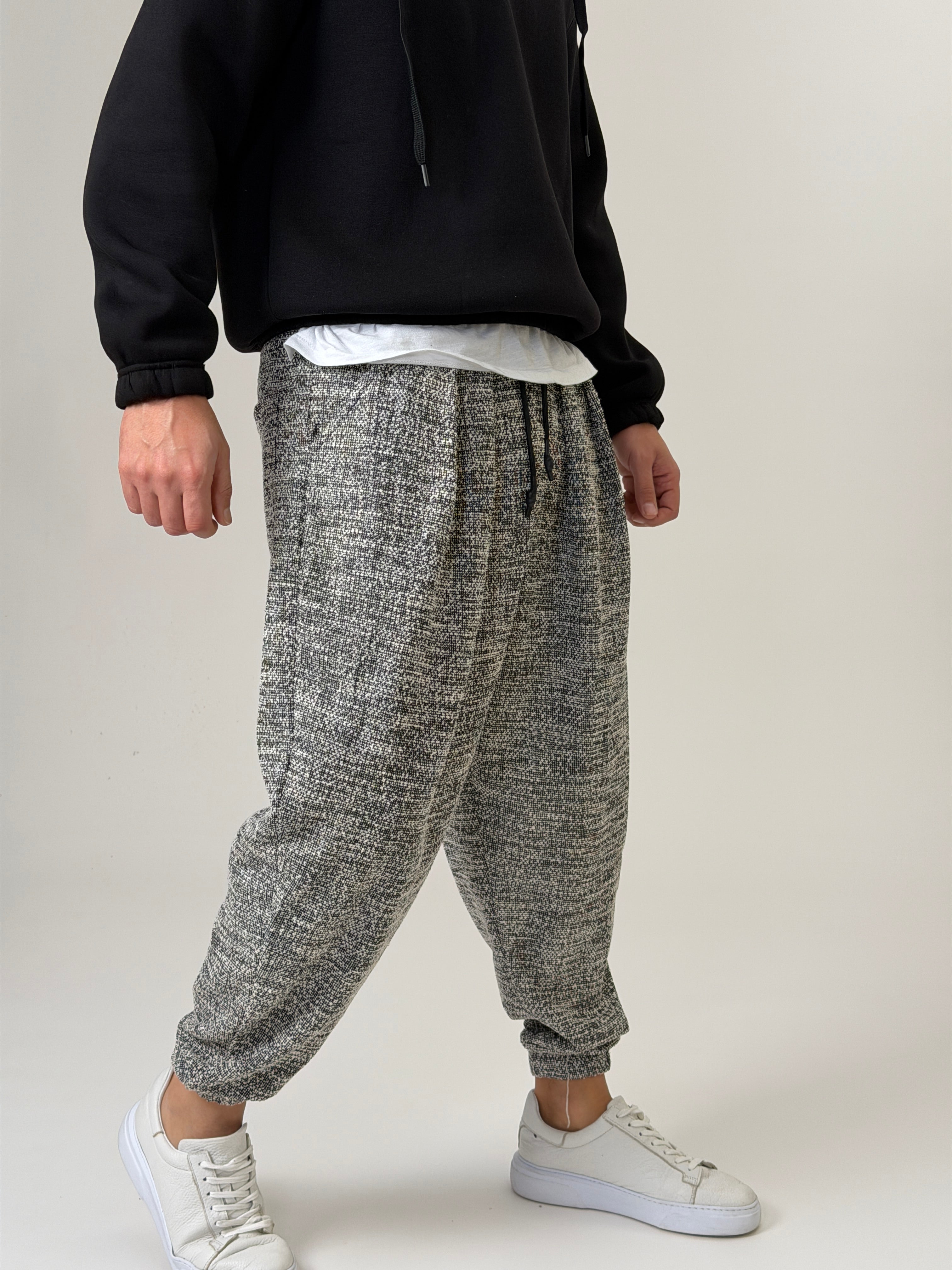 Full Grey Jogger Pantolon Ürün ana görseli