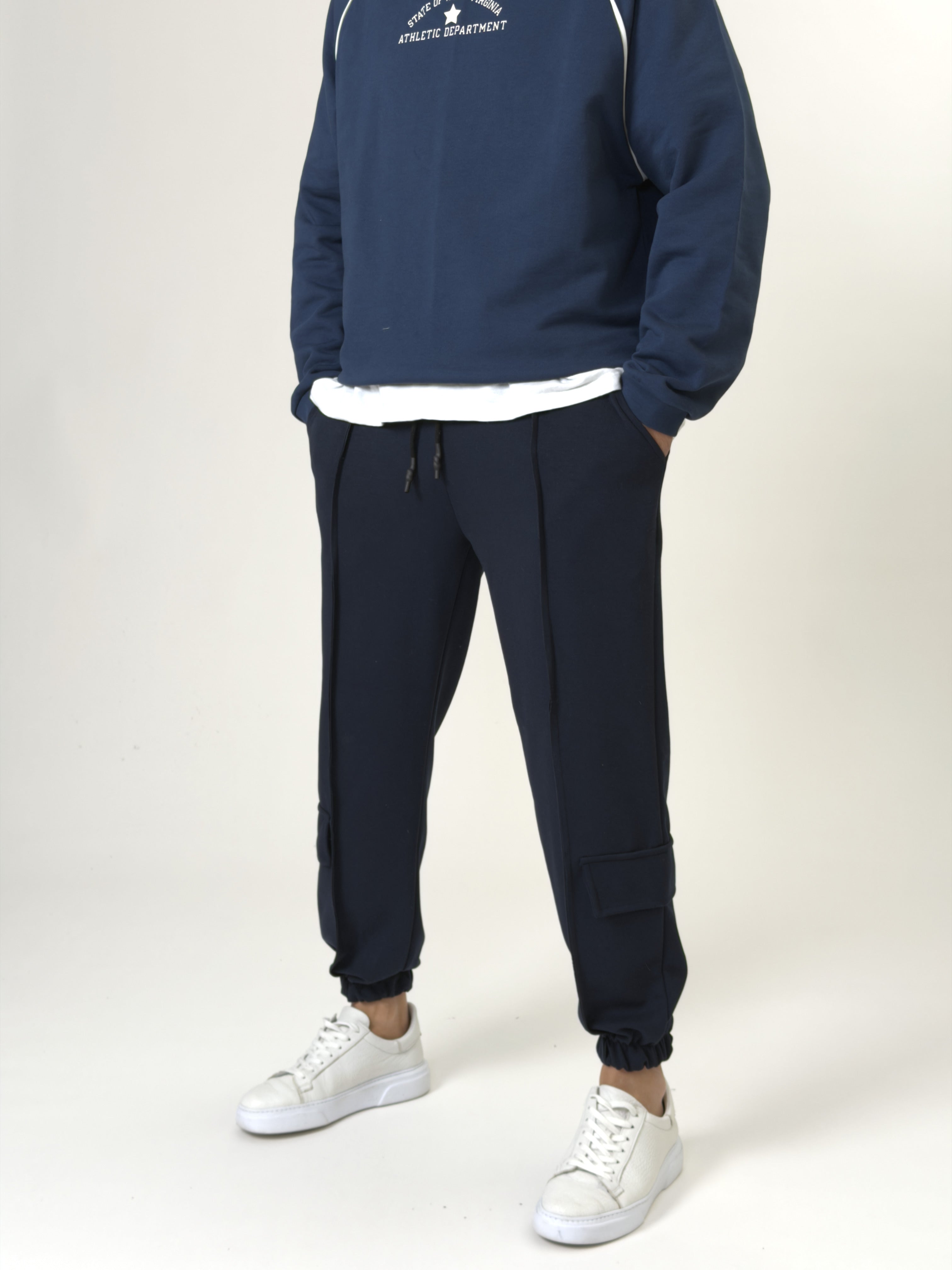 Deep Navy Jogger Pantolon