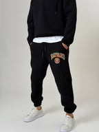 College Siyah Jogger Pantolon
