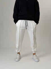Deep White Jogger Pantolon
