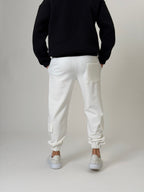 Deep White Jogger Pantolon