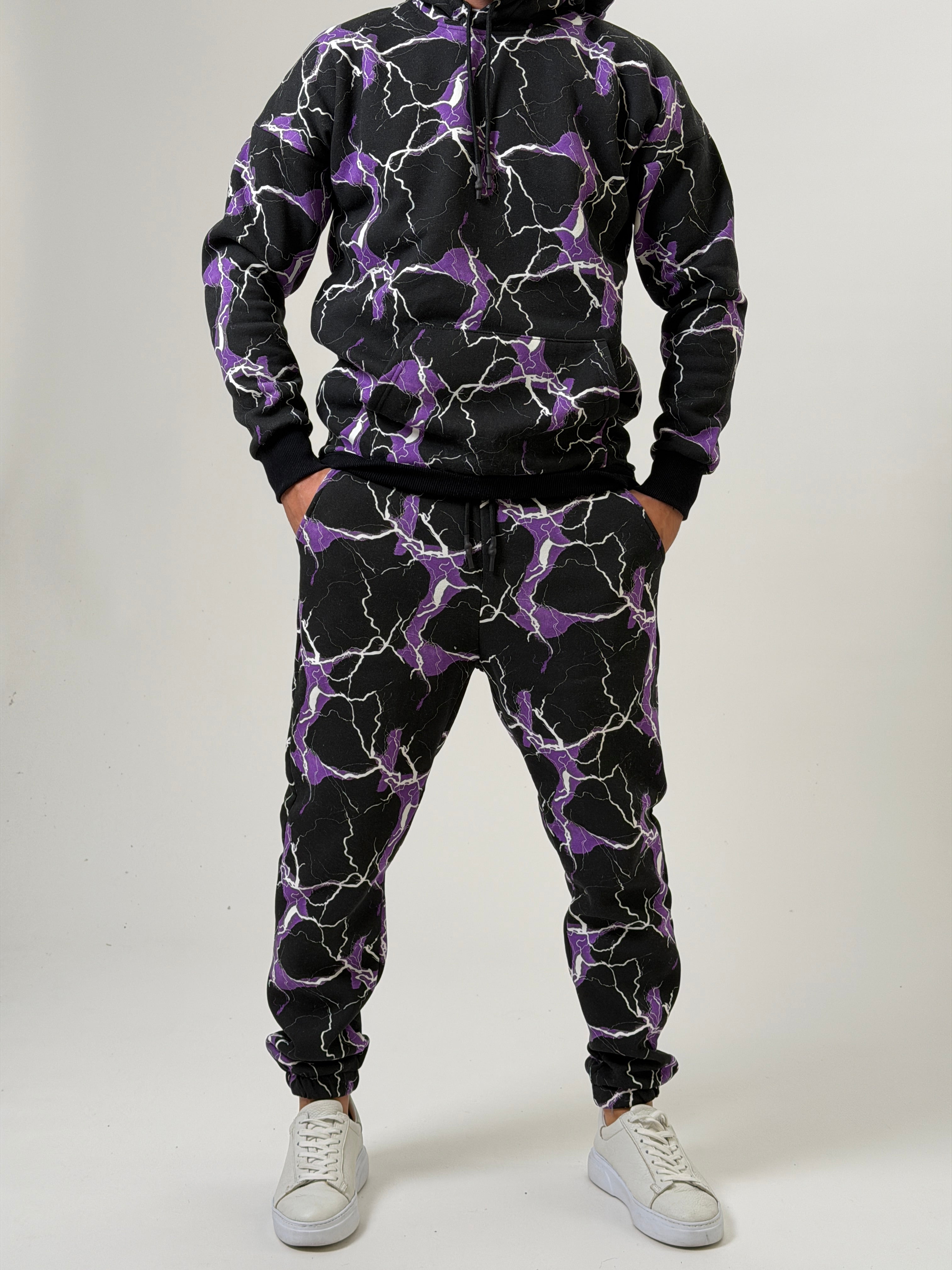 Purple Voltage Hoodie Takım Ürün ana görseli