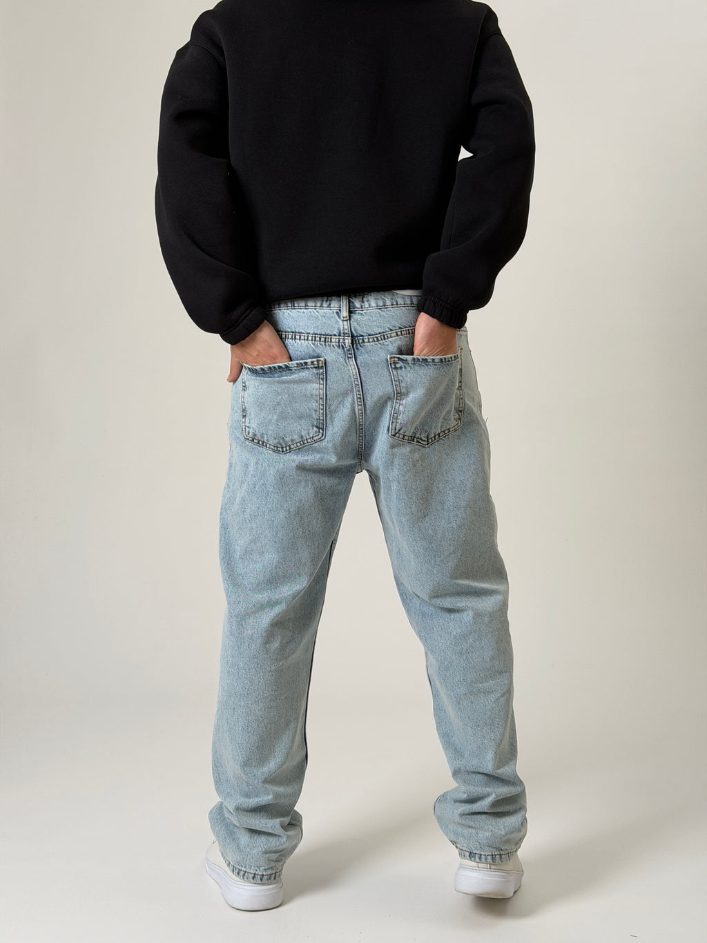 Açık Mavi Baggy Denim