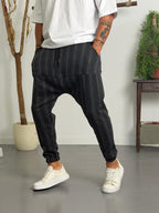 Füme Pliseli Şalvar Jogger