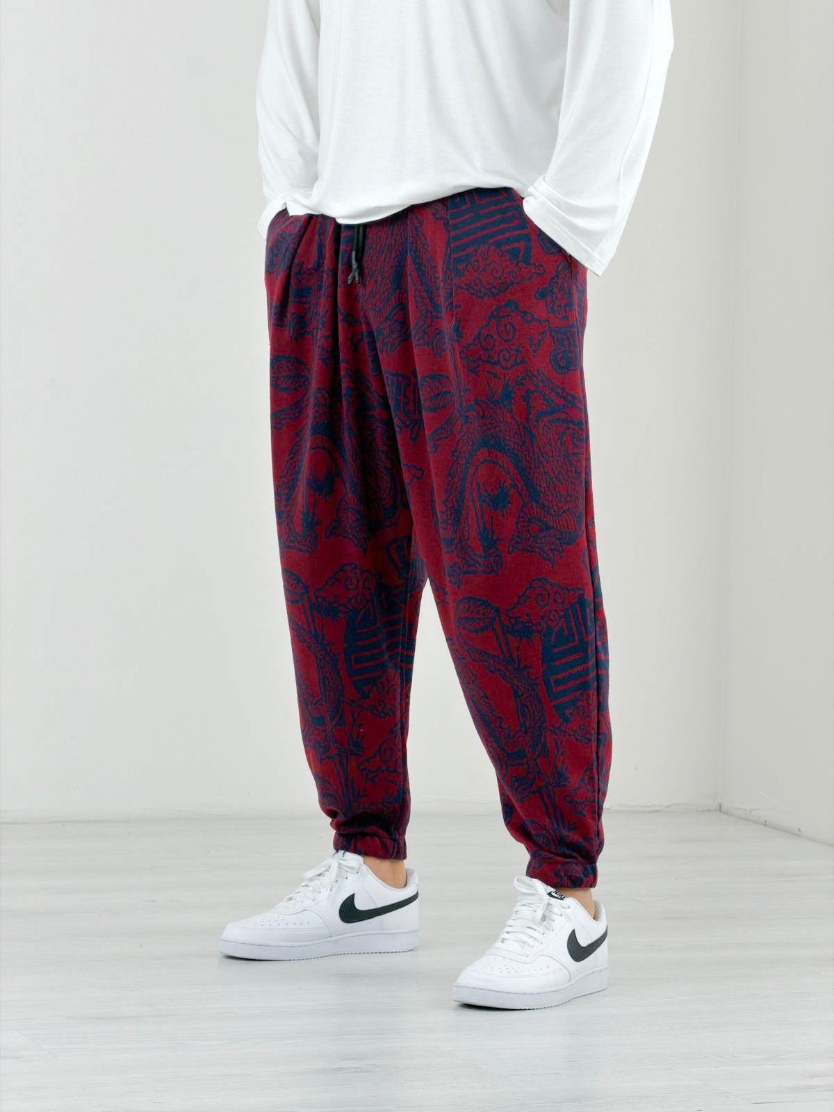 Ronin Etnik Desen Jogger Pantolon