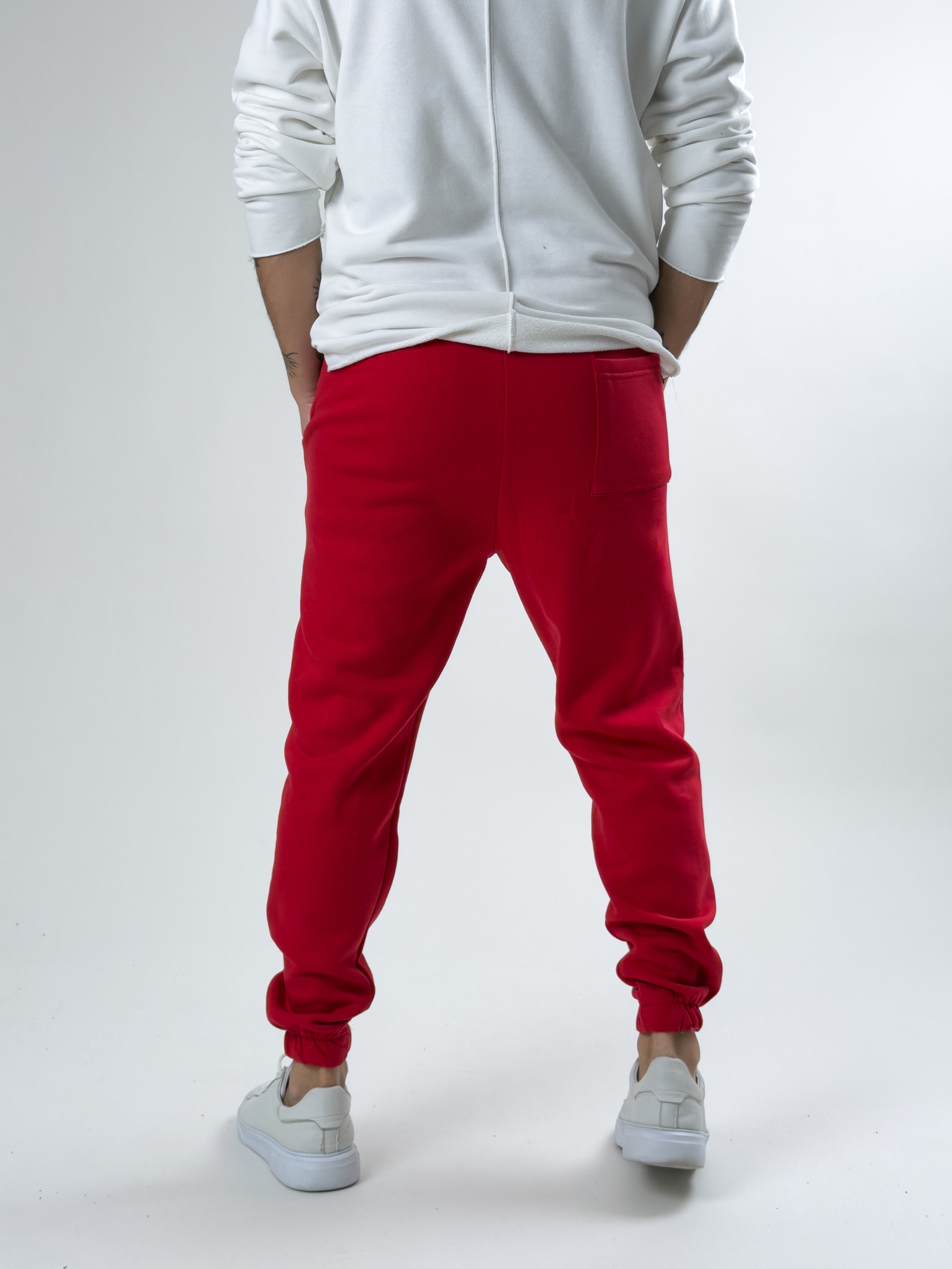 Red Varsity Jogger Pantolon