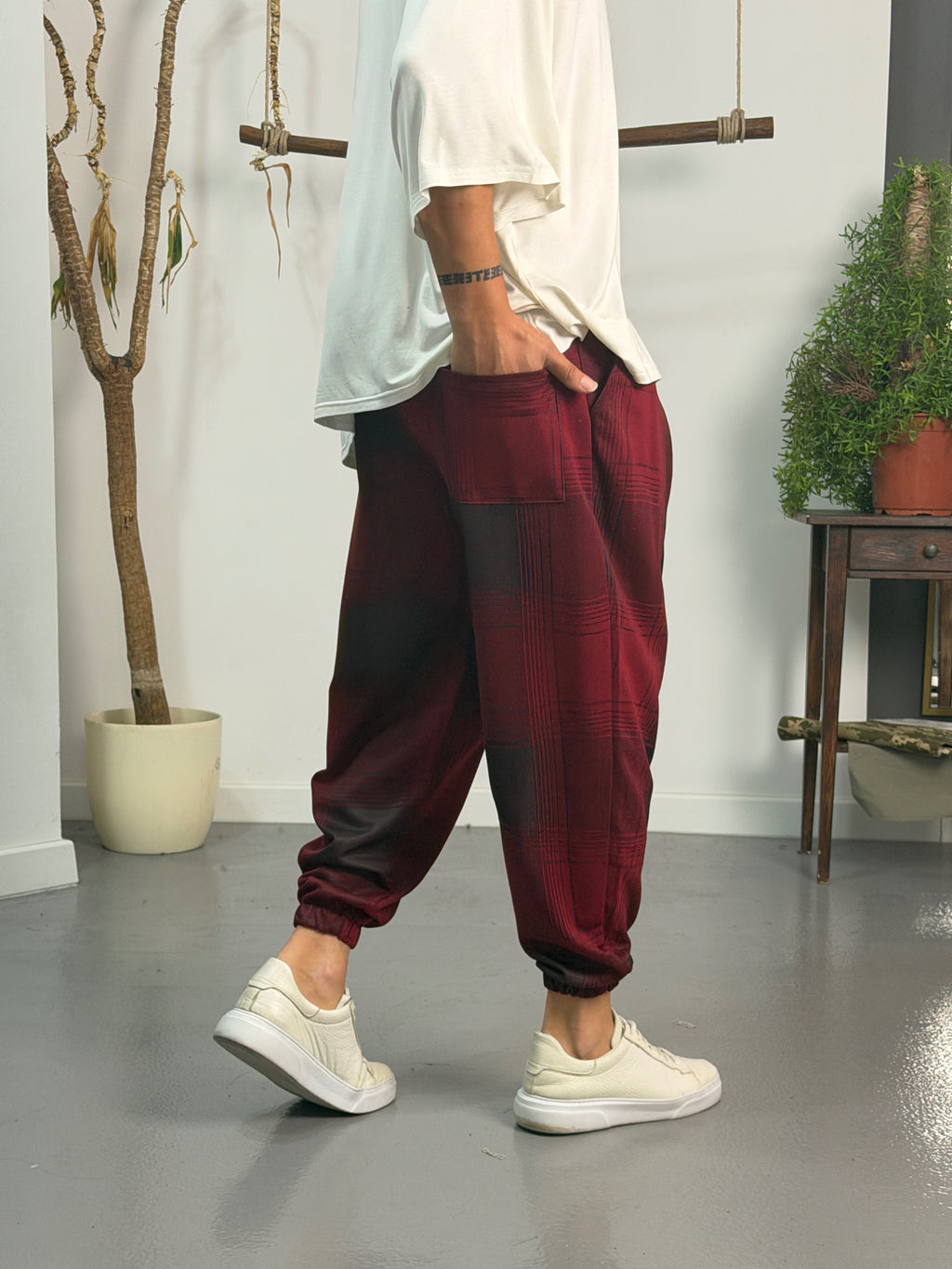 Vandal Plaid Jogger Pantolon