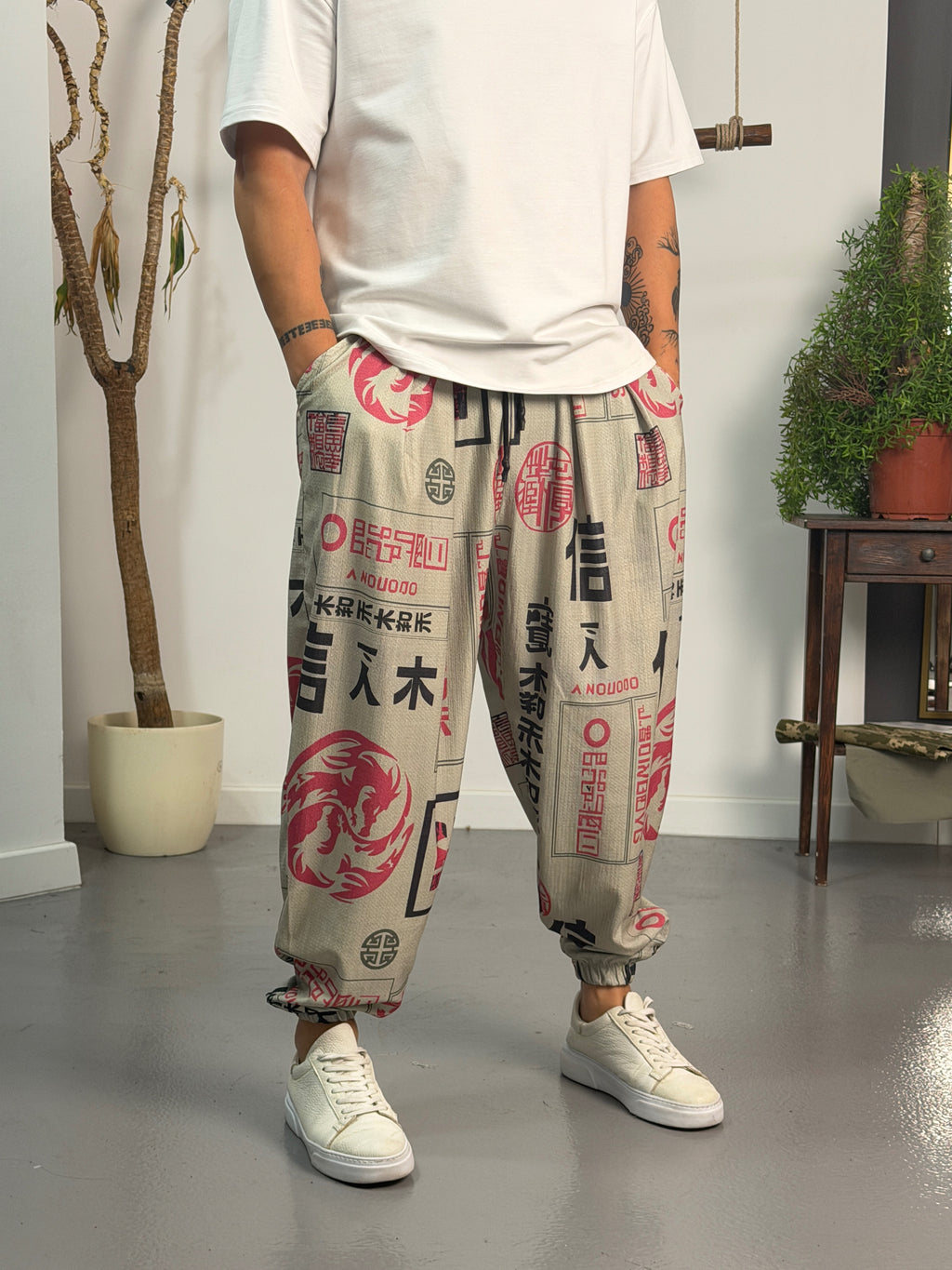 Red Dragon Jogger Pantolon