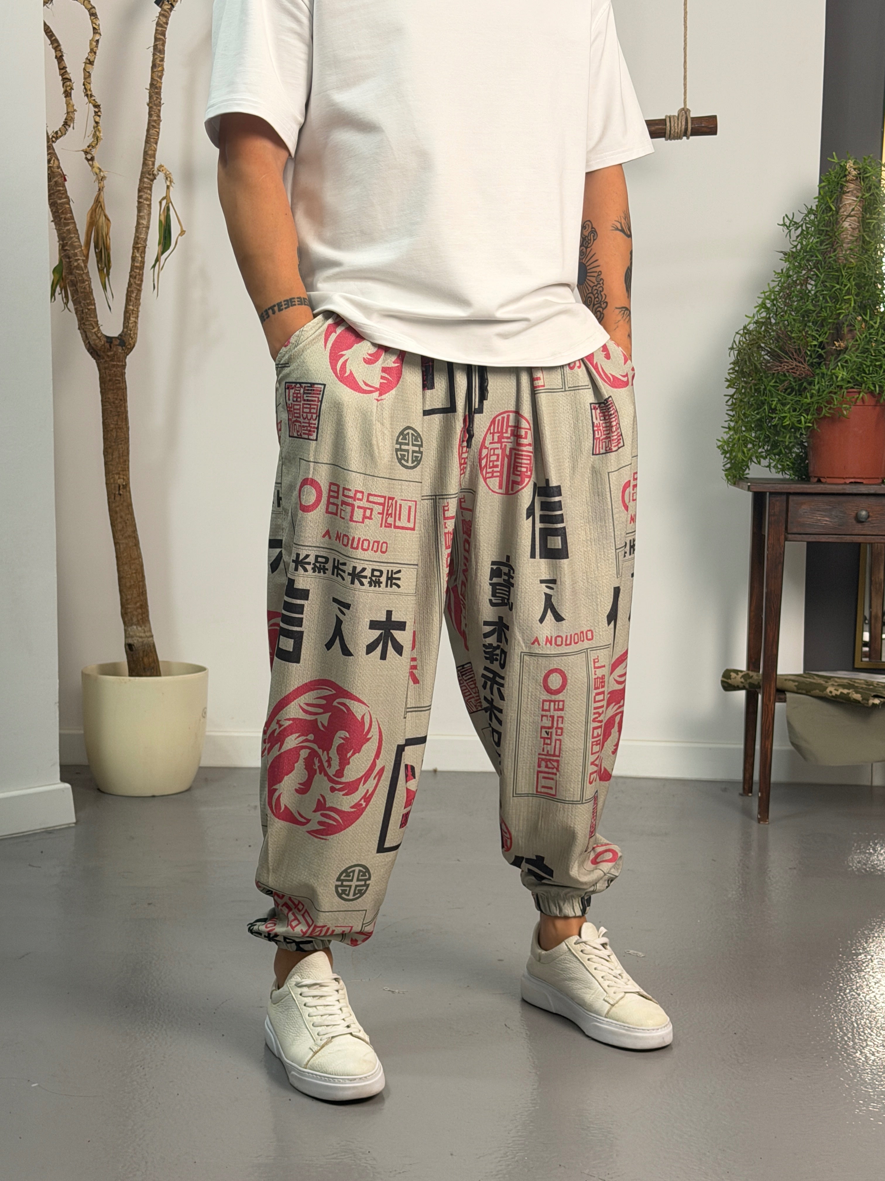 Red Dragon Jogger Pantolon