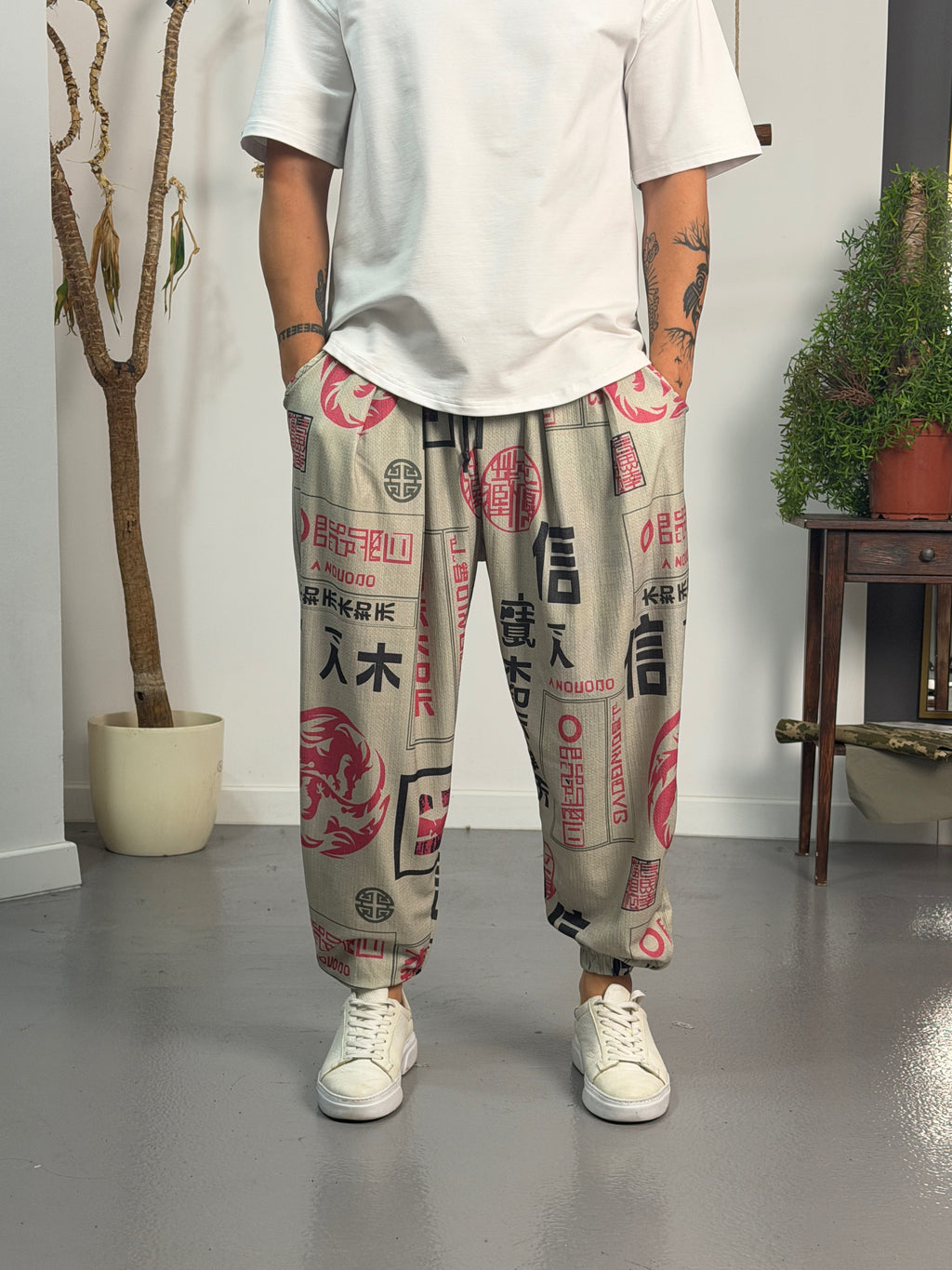 Red Dragon Jogger Pantolon