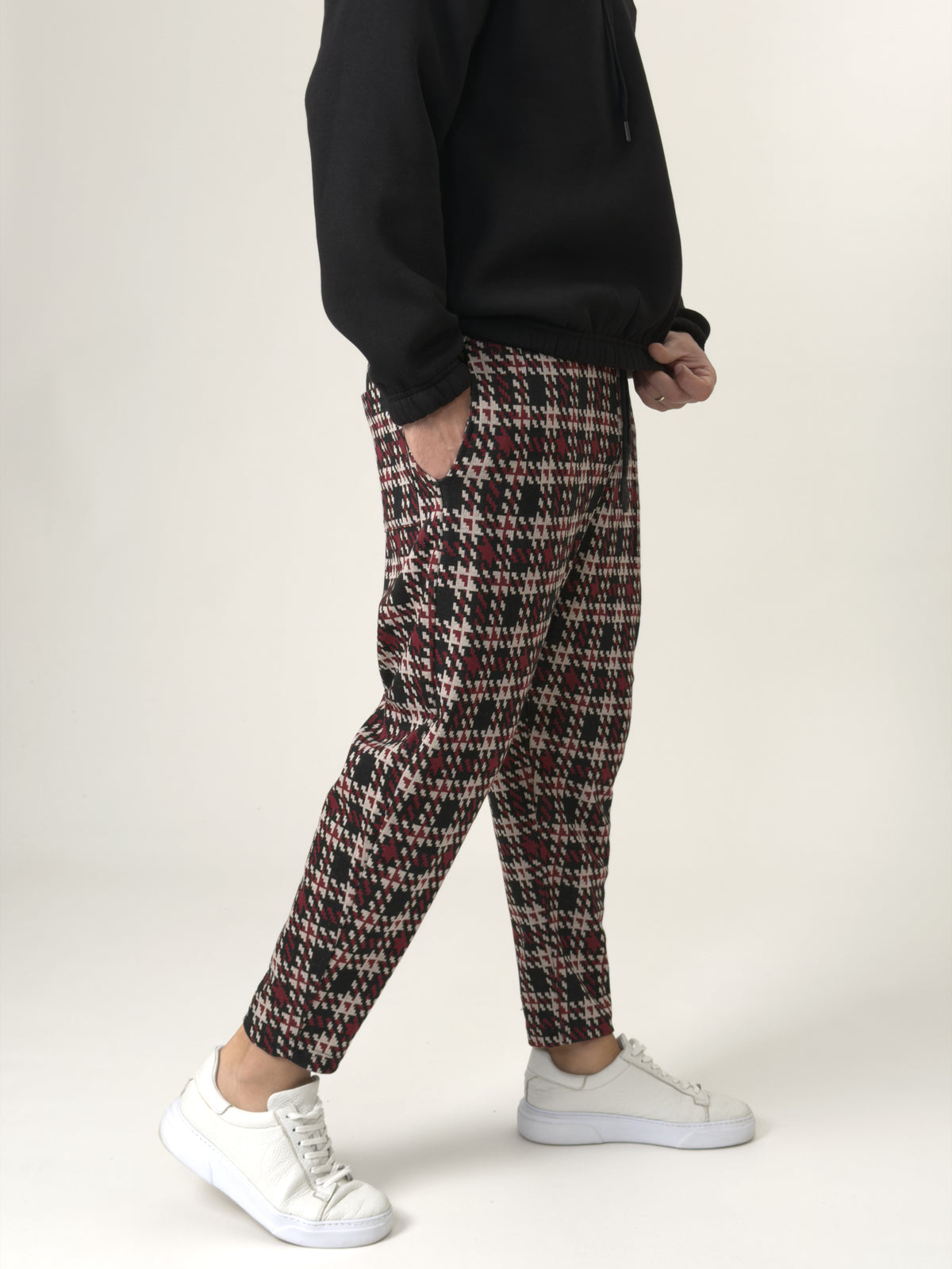 Urban Plaid Jogger Pantolon