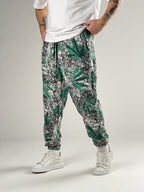 Floral Pattern Pantolon