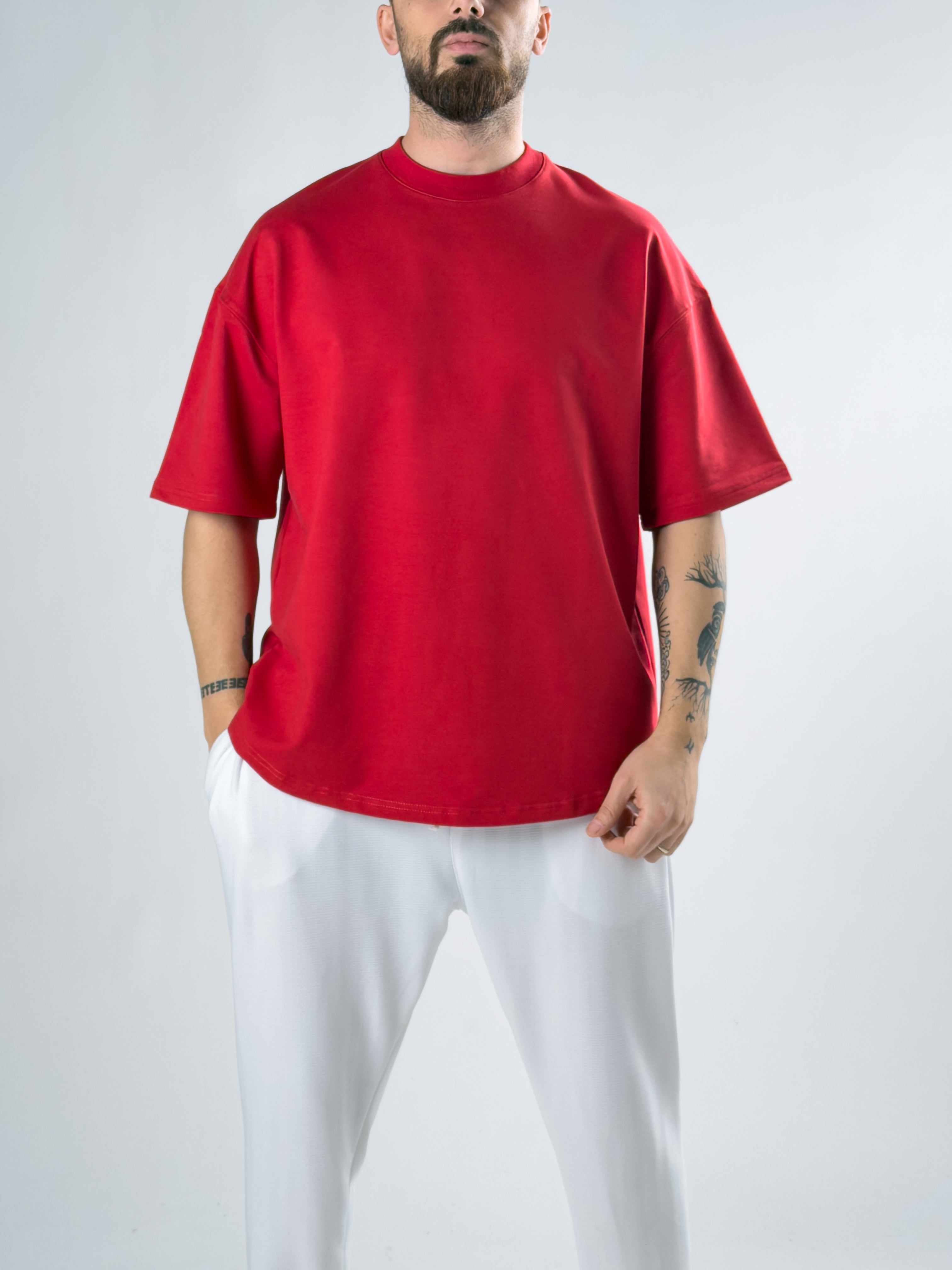 Kırmızı Basic T-Shirt