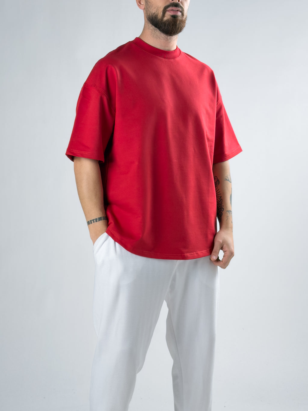 Kırmızı Basic T-Shirt