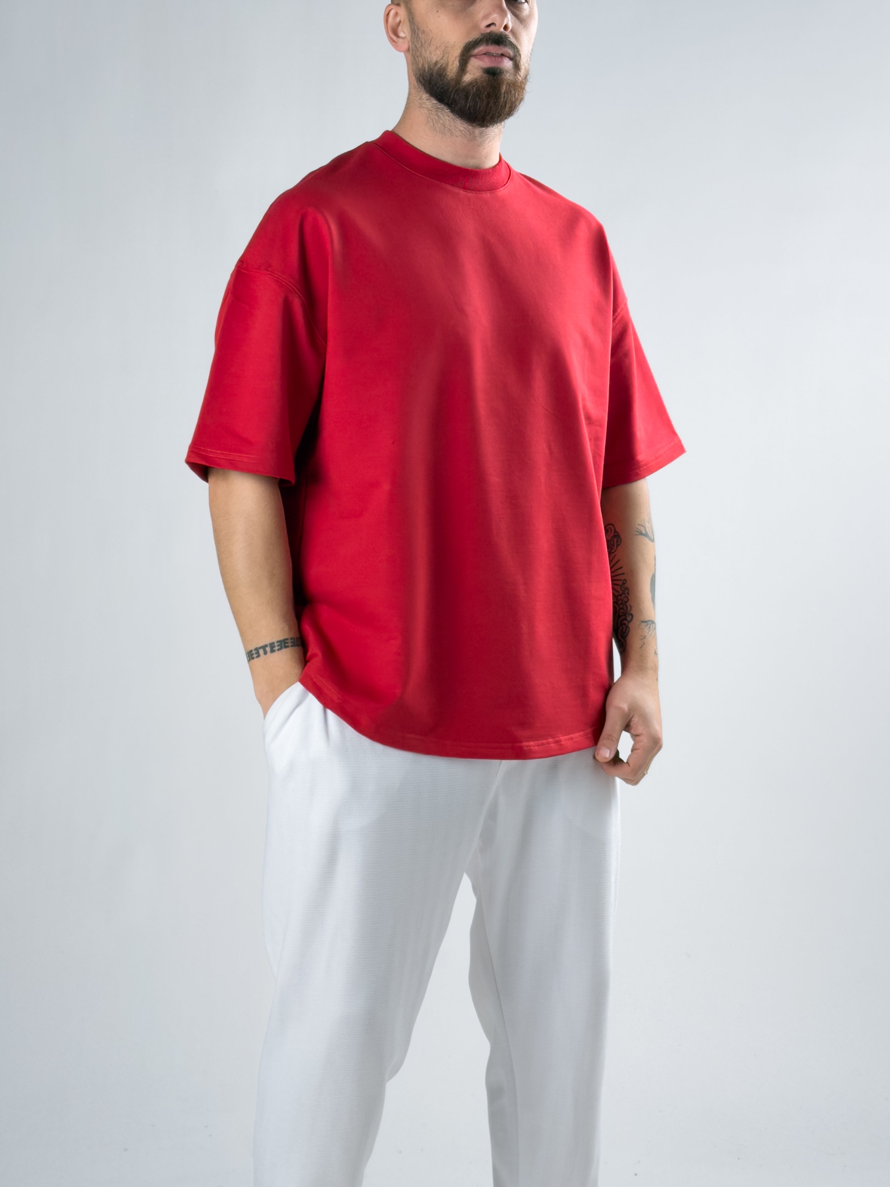 Kırmızı Basic T-Shirt