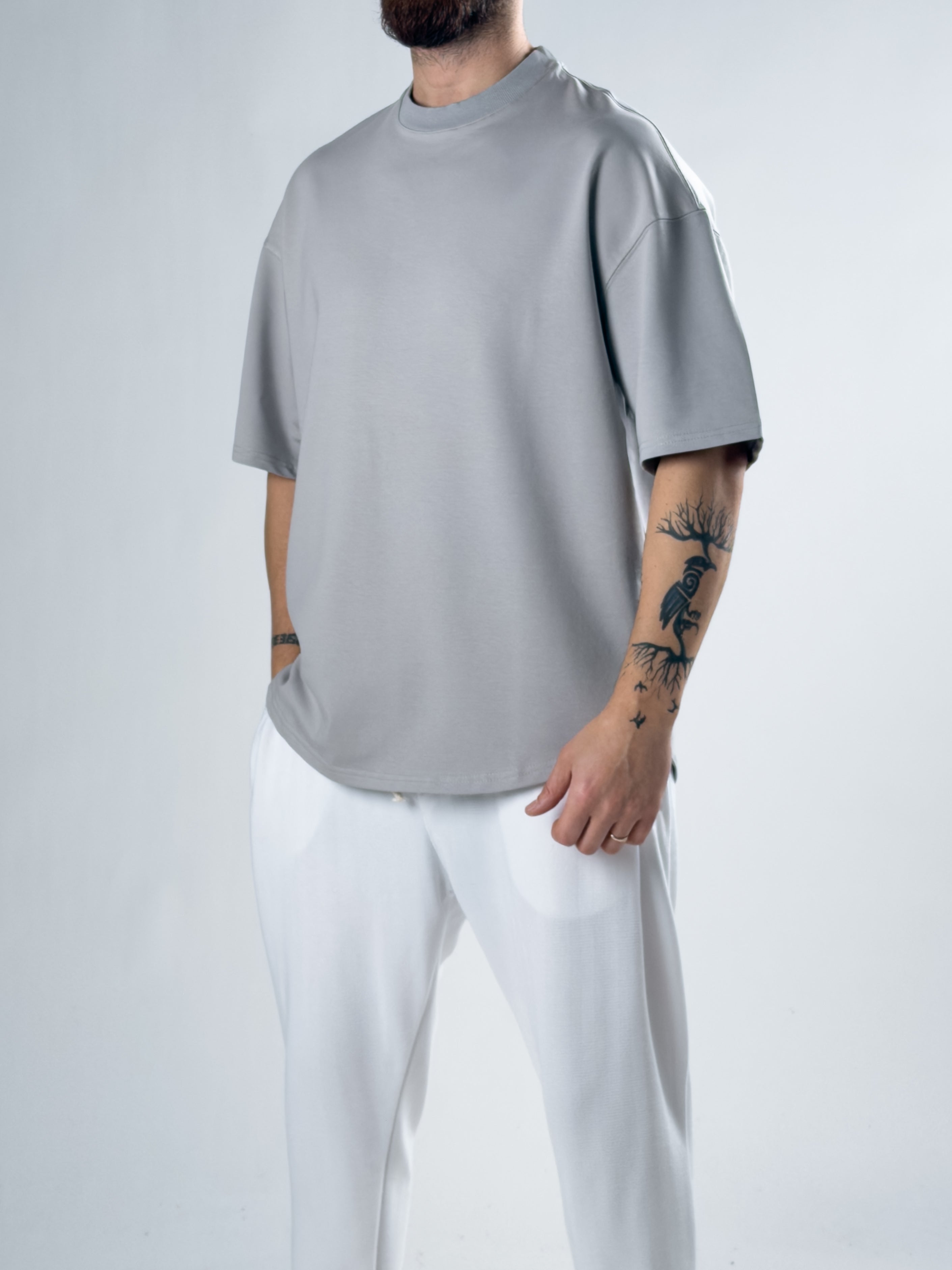 Gri Basic T-Shirt