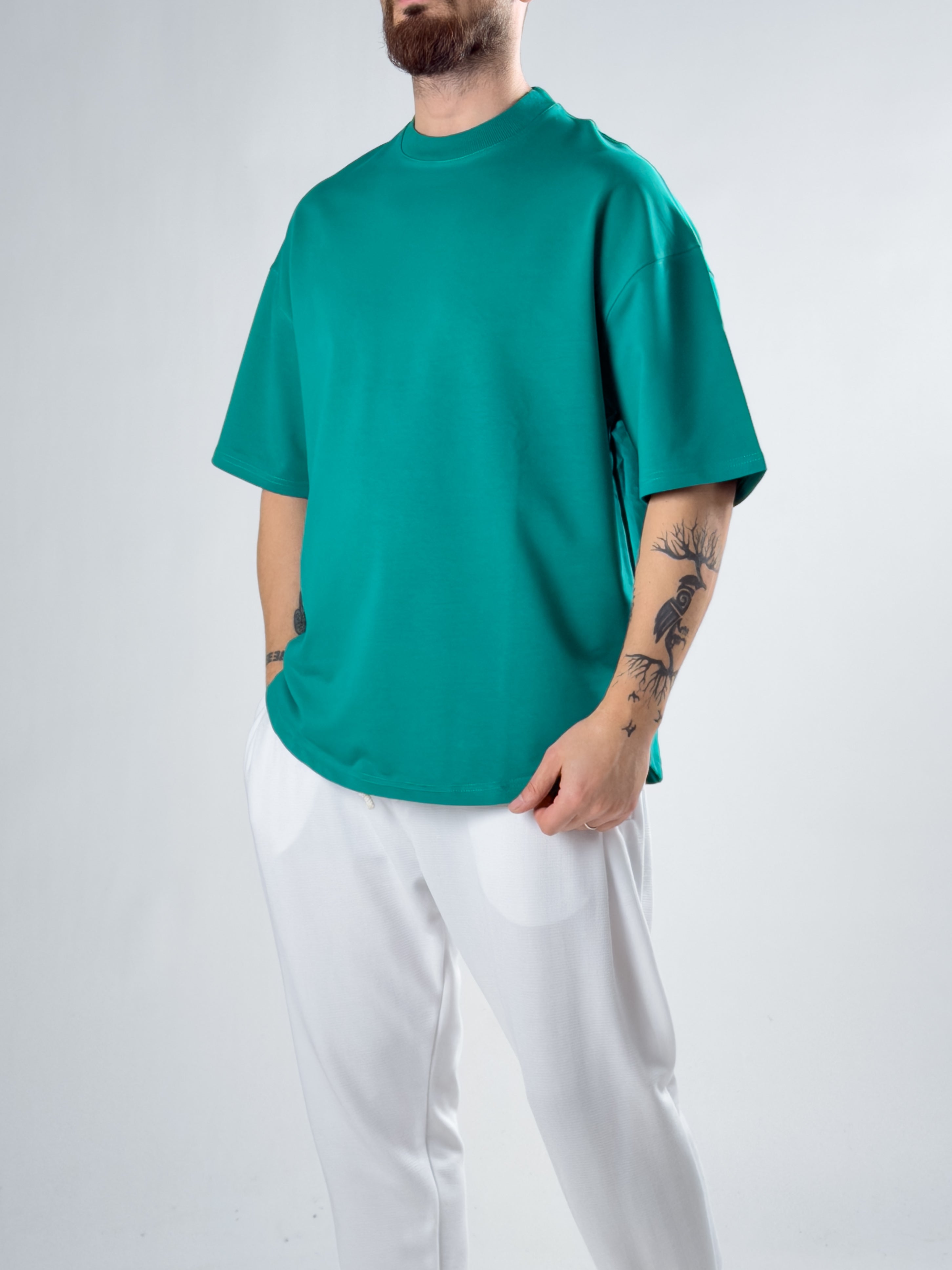 Yeşil Basic T-Shirt Ürün ikincil görseli