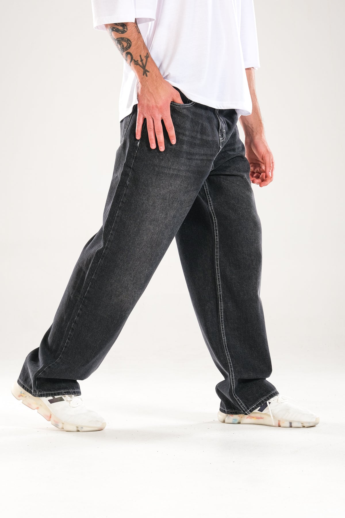 Premium Shadow Denim Pantolon