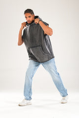 Premium 3 İplik Antrasit Urban Cut Hoodie