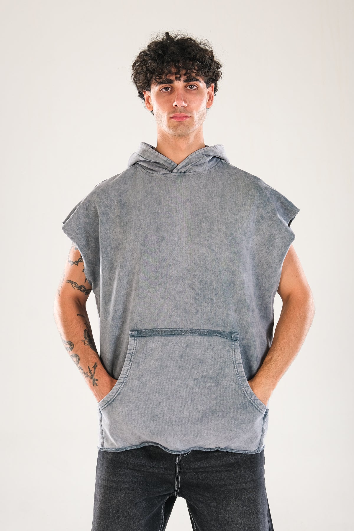 Premium 3 İplik Urban Cut Hoodie Ürün ana görseli