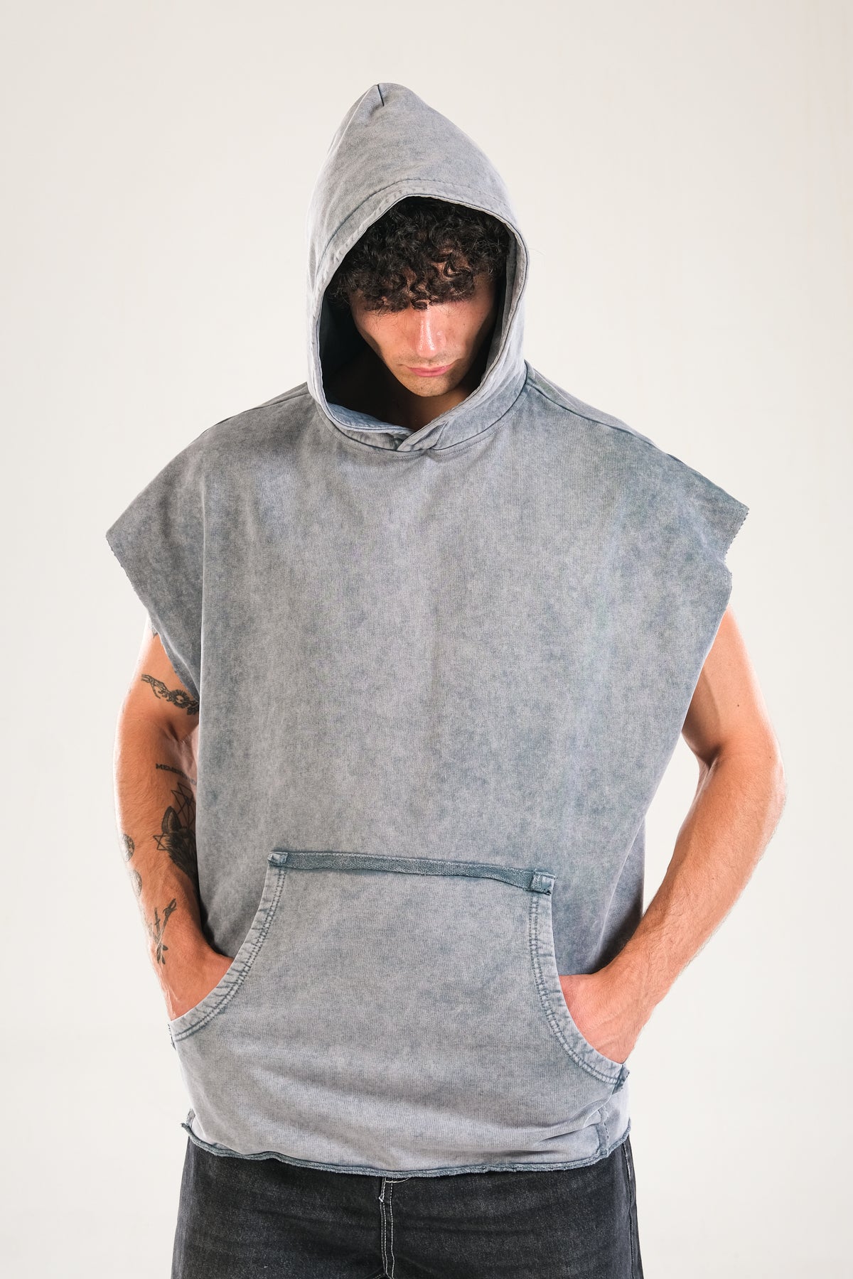 Premium 3 İplik Urban Cut Hoodie