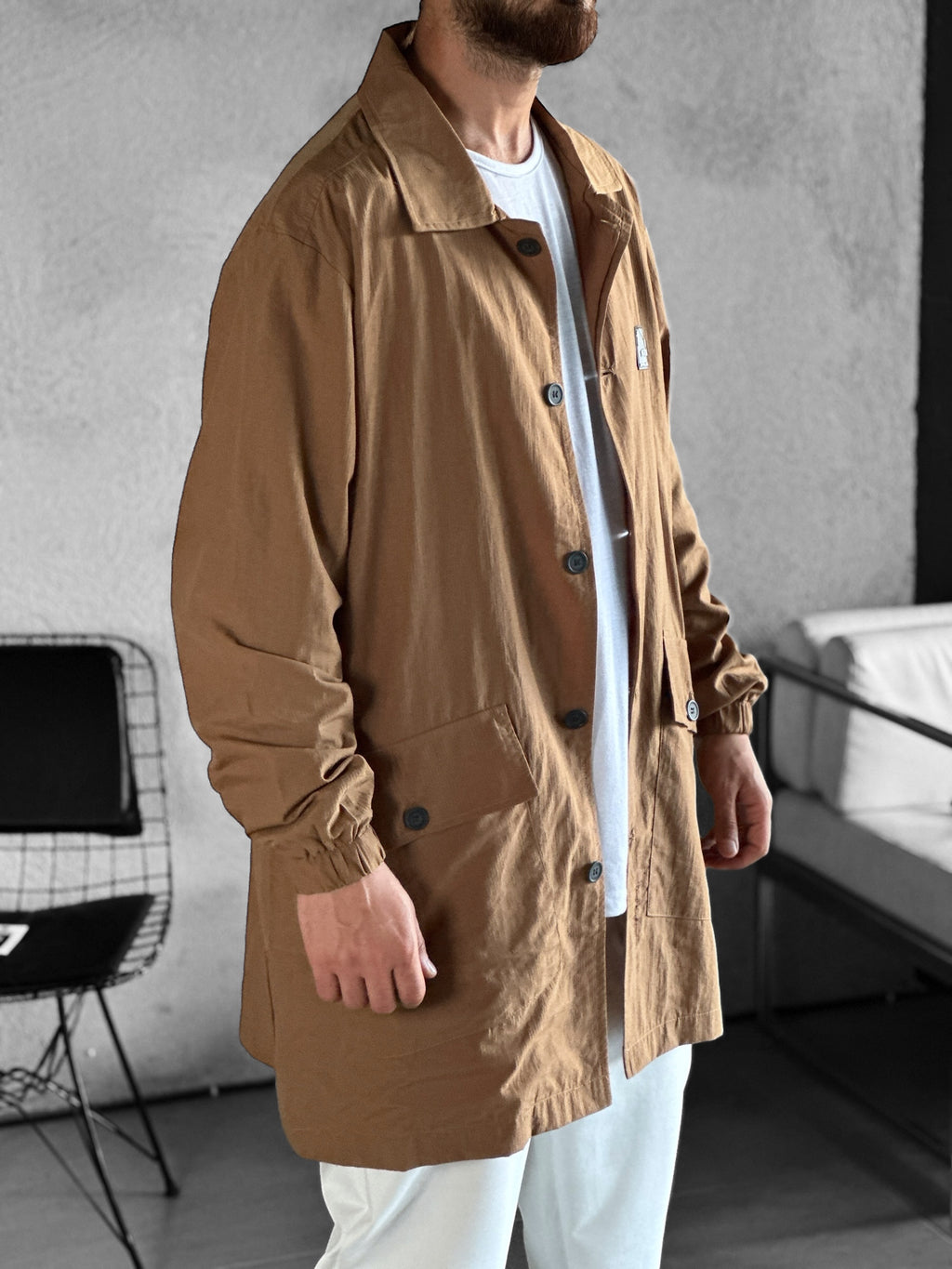 Premium Kalite Paraşüt Kumaş Ceket