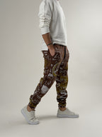 Urban Graffiti Kahverengi Jogger Pantolon