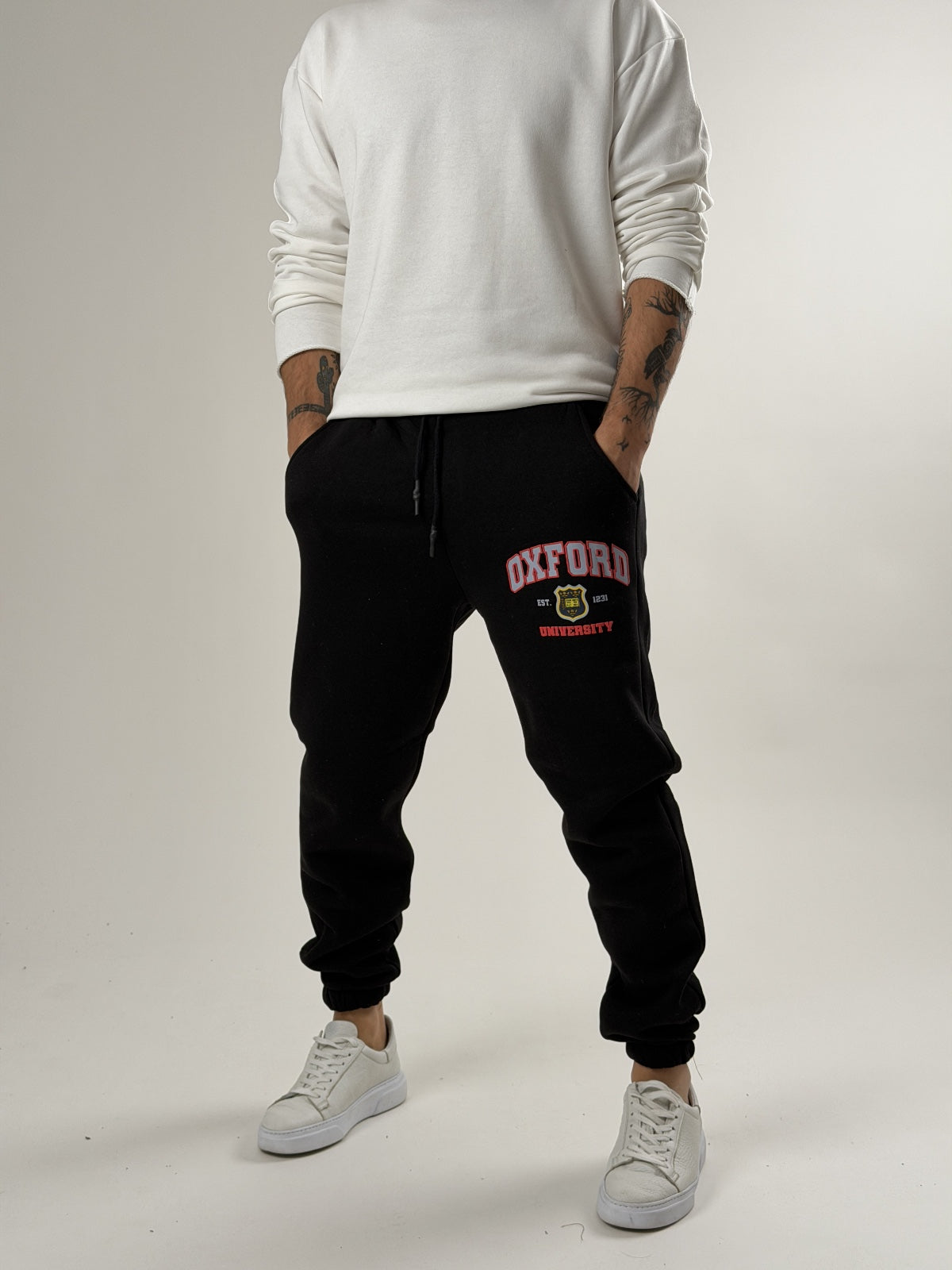 Black Collage Jogger Pantolon Ürün ikincil görseli