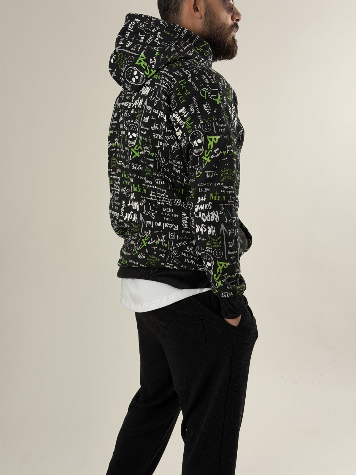 Chalk Effect Hoodie