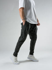 Shadow Texture Havuç Kesim Pantolon