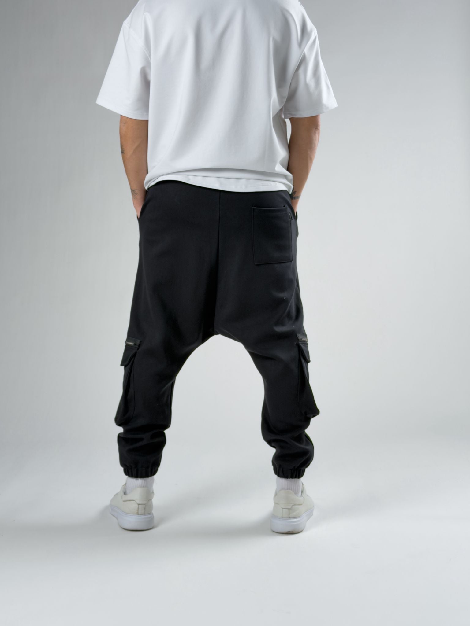 Black Utility Şalvar Pantolon