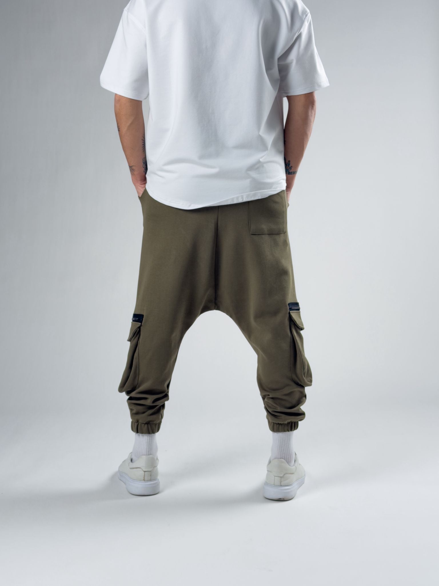 Khaki Utility Şalvar Pantolon