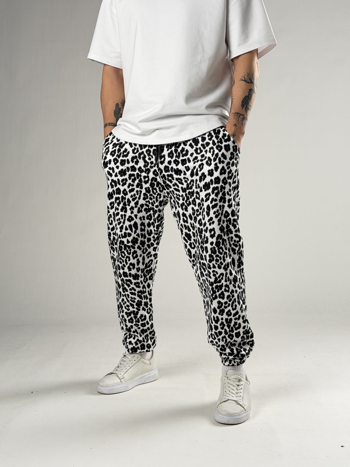 Street Leopard Jogger Pantolon