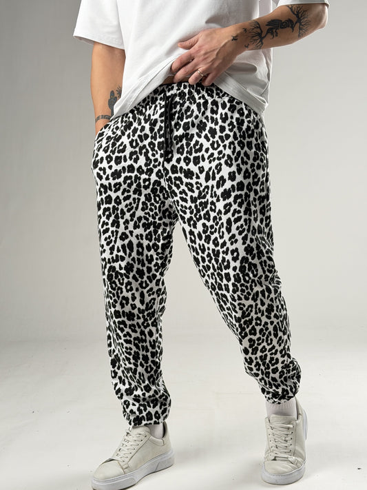 Street Leopard Jogger Pantolon