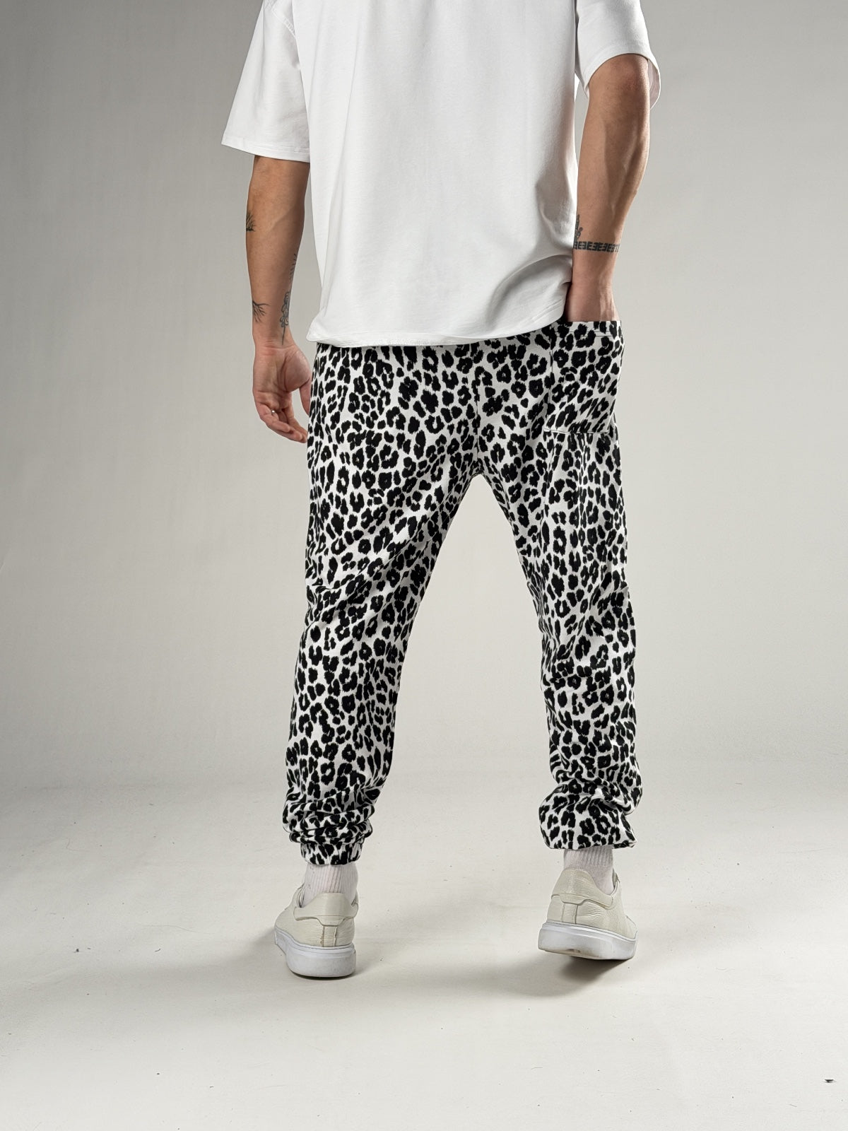 Street Leopard Jogger Pantolon
