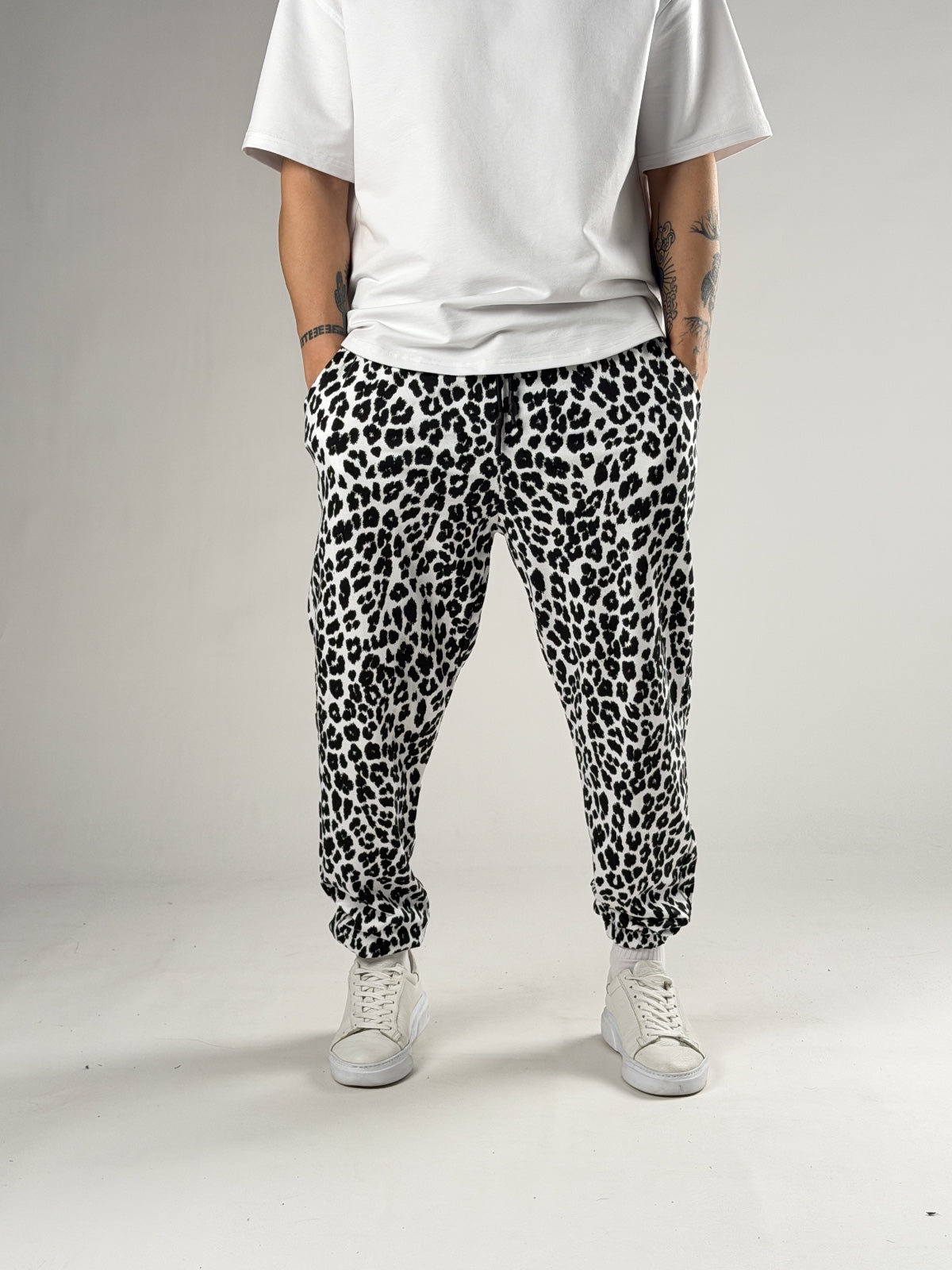 Street Leopard Jogger Pantolon