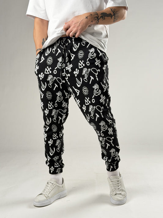 Mono Symbol Jogger Pantolon